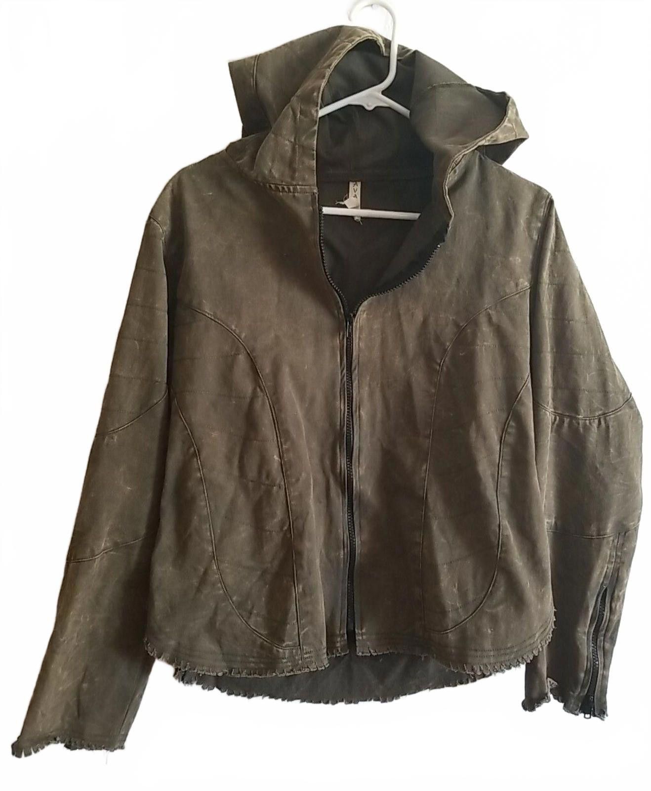 Other Avatar Women's S Jacket Distressed Hoodie Jacket Coat Cotton Size S / US 4 / IT 40 - 1 Thumbnail