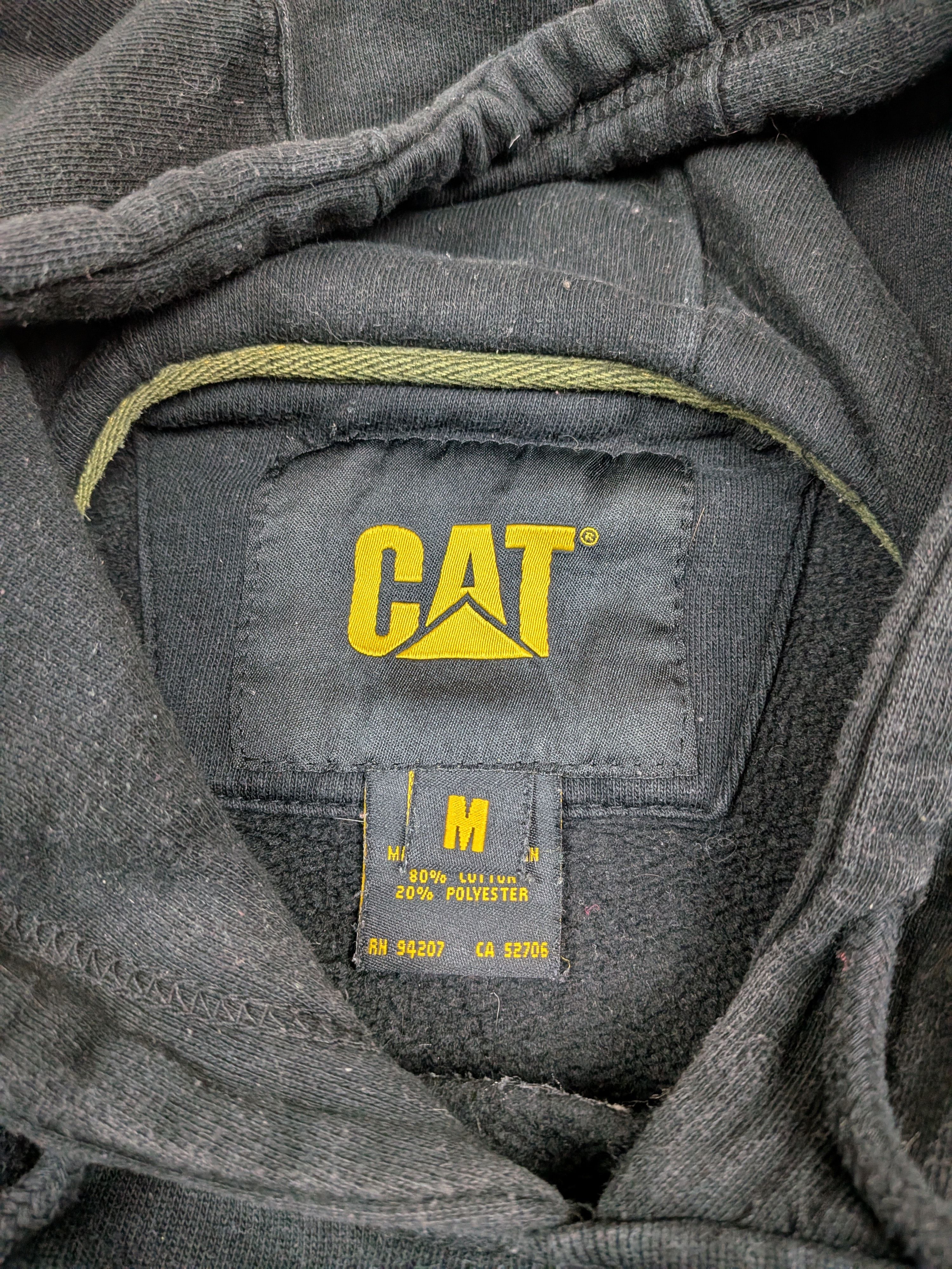 Caterpillar Caterpillar CAT Vintage Workwear Hoodie Heavy Duty Size M Size US M / EU 48-50 / 2 - 6 Thumbnail