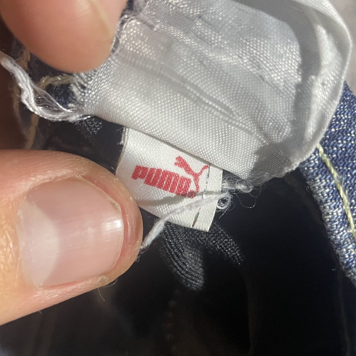 Evisu × Puma Vintage Evisu x Puma Baggy Blue Denim Jeans Y2K Rare Hype Size 30" / US 8 / IT 44 - 15 Thumbnail