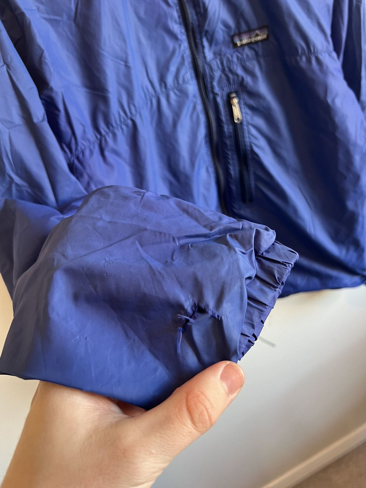 Patagonia 90s Light Sip Rain Jacket Blue Pataloha Coat Bomber Size US M / EU 48-50 / 2 - 7 Thumbnail