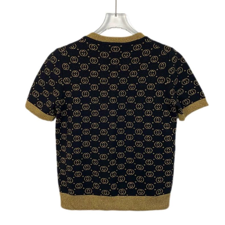Gucci Gucci Color block logo jacquard full-printed wool round-nec Size US L / EU 52-54 / 3 - 2 Thumbnail