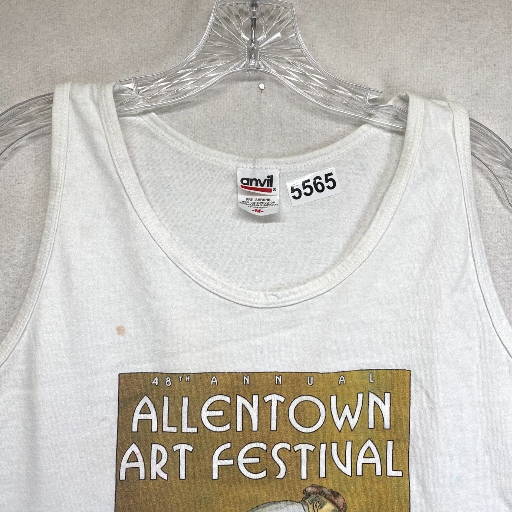 Vintage Vintage Festival Men’s T-Shirt Graphic Print Art Festival 2005 Summer White M Size US M / EU 48-50 / 2 - 4 Thumbnail