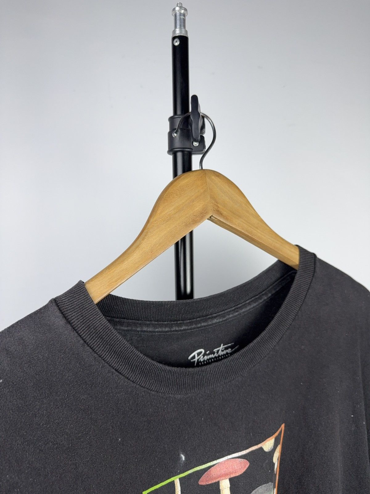 Primitive 00s Primitive Mushroom Graphic SK8 Skate T-Shirt Black XL Size US XL / EU 56 / 4 - 3 Thumbnail