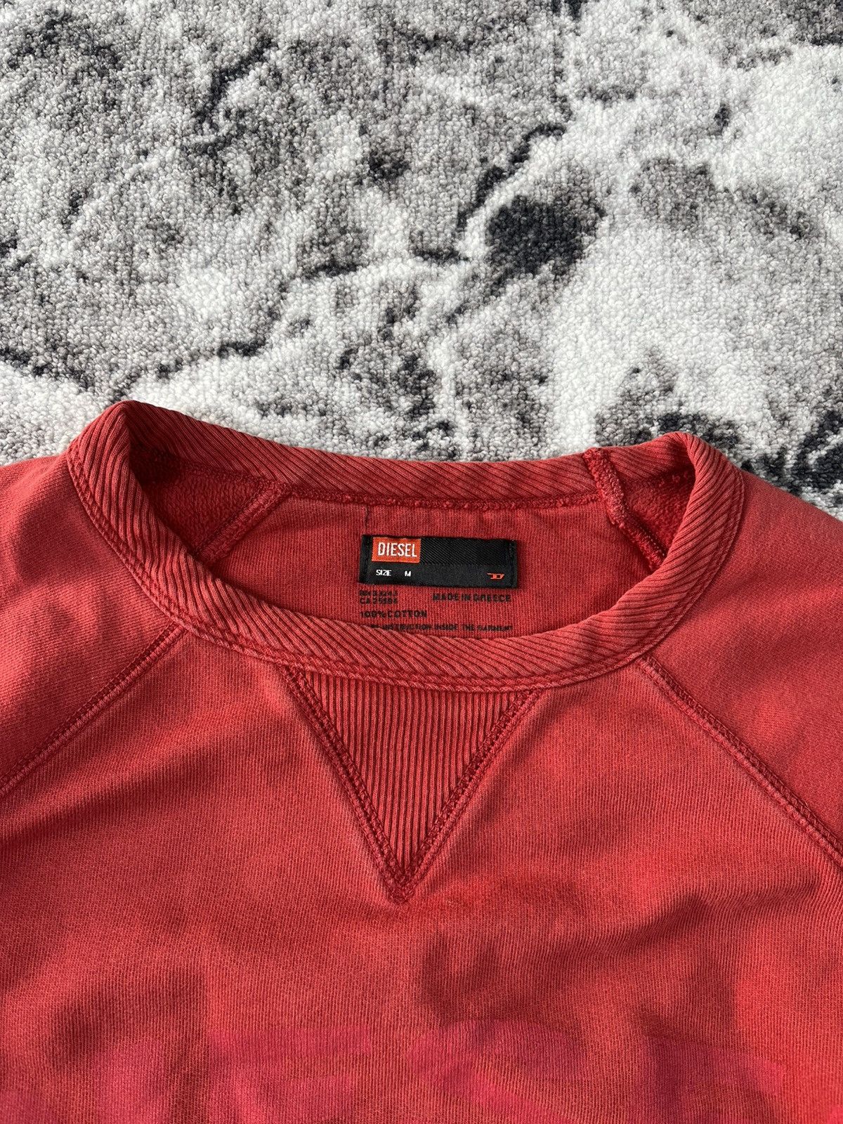 Diesel Diesel Red ♥️ Sweatshirt Y2K Minimal Fit Size US M / EU 48-50 / 2 - 5 Thumbnail