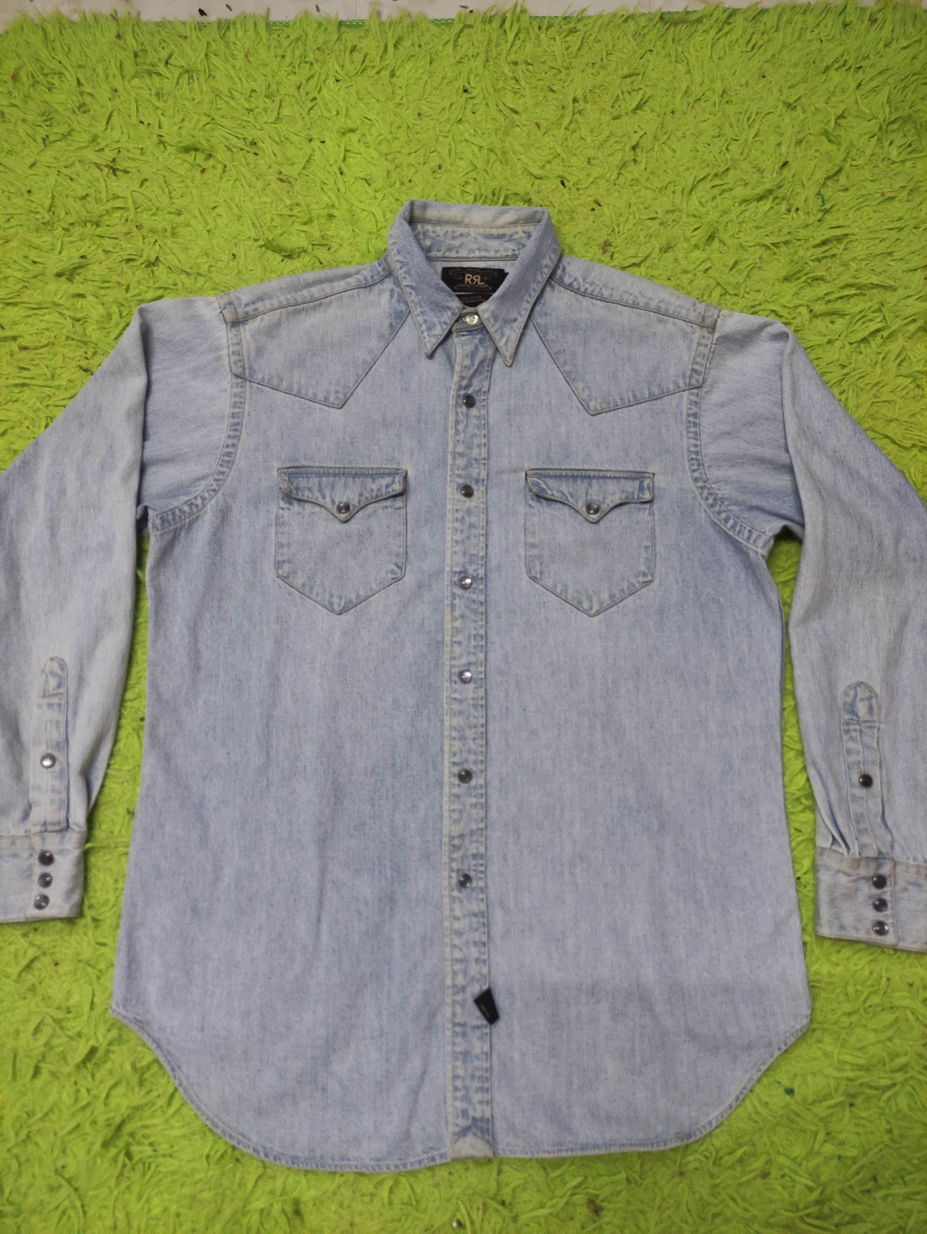 Denim & Supply Ralph Lauren × Vintage Ralph lauren button denim Size US L / EU 52-54 / 3 - 2 Thumbnail