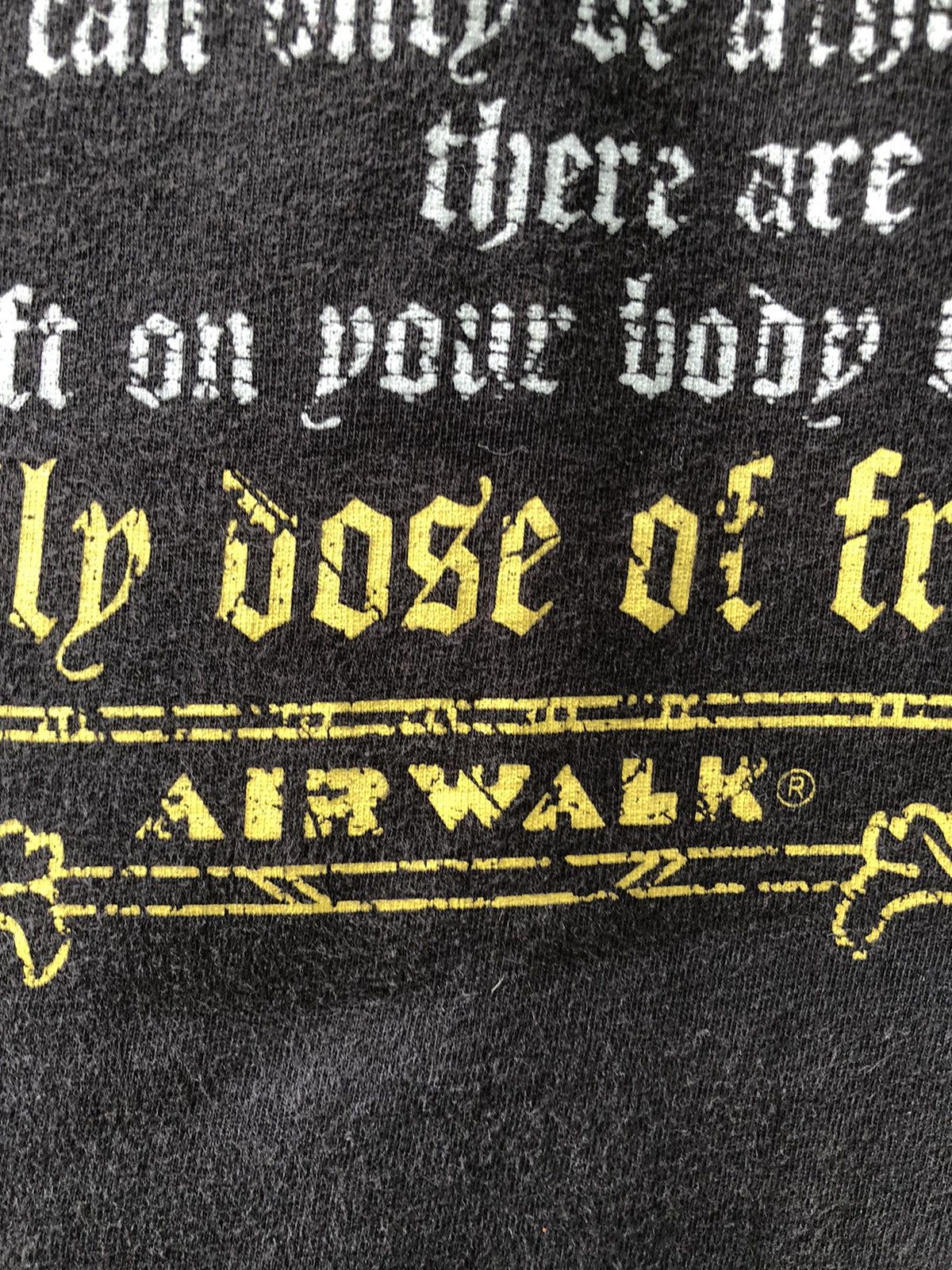 Affliction 🔥Vintage🔥Y2K Airwalk Poem Gothic Tshirts Size US L / EU 52-54 / 3 - 7 Thumbnail