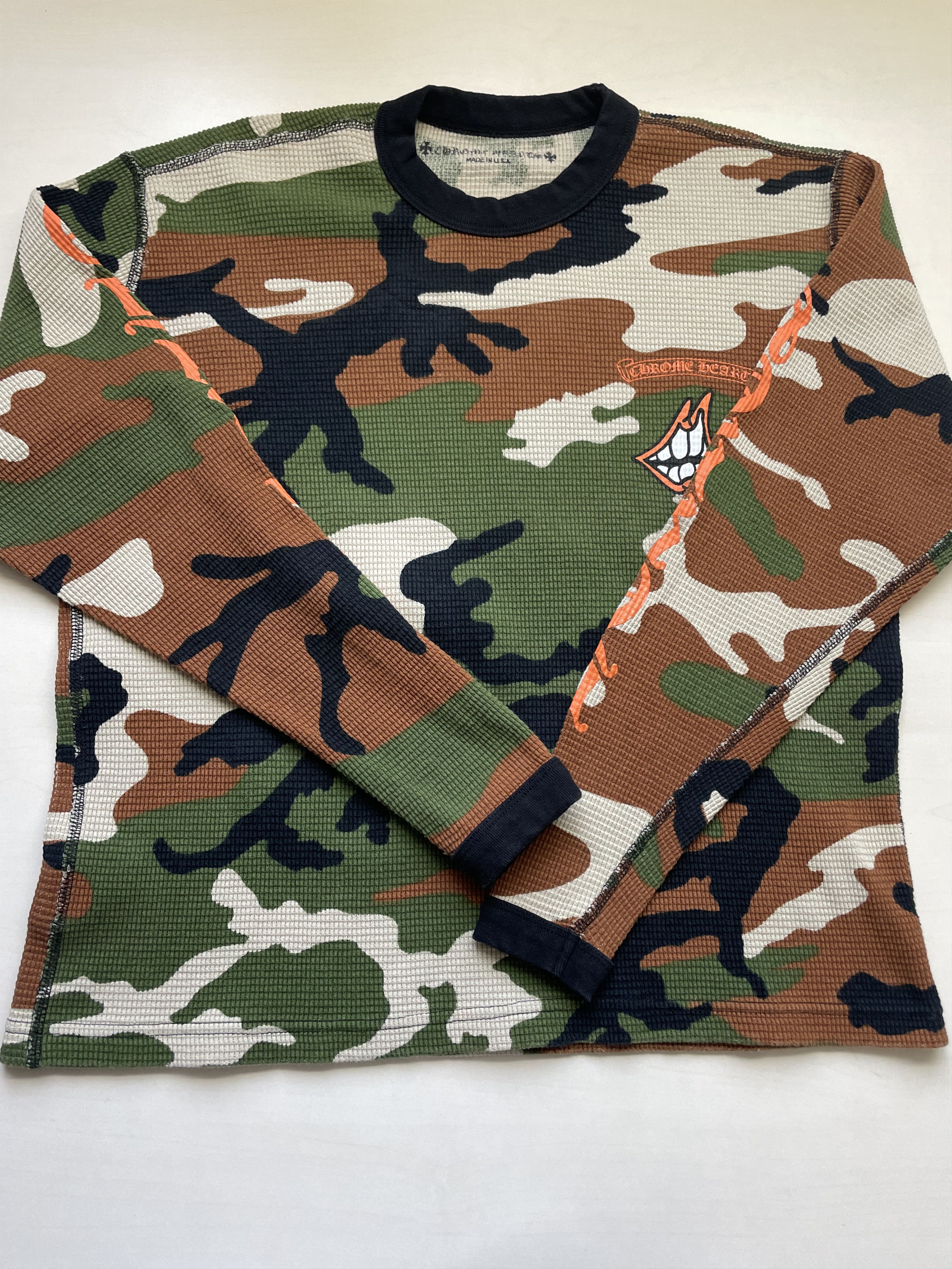 Chrome Hearts Chrome Hearts Matty Boy Camouflage Waffle Thermal T-Shirt T Size S / US 4 / IT 40 - 3 Thumbnail