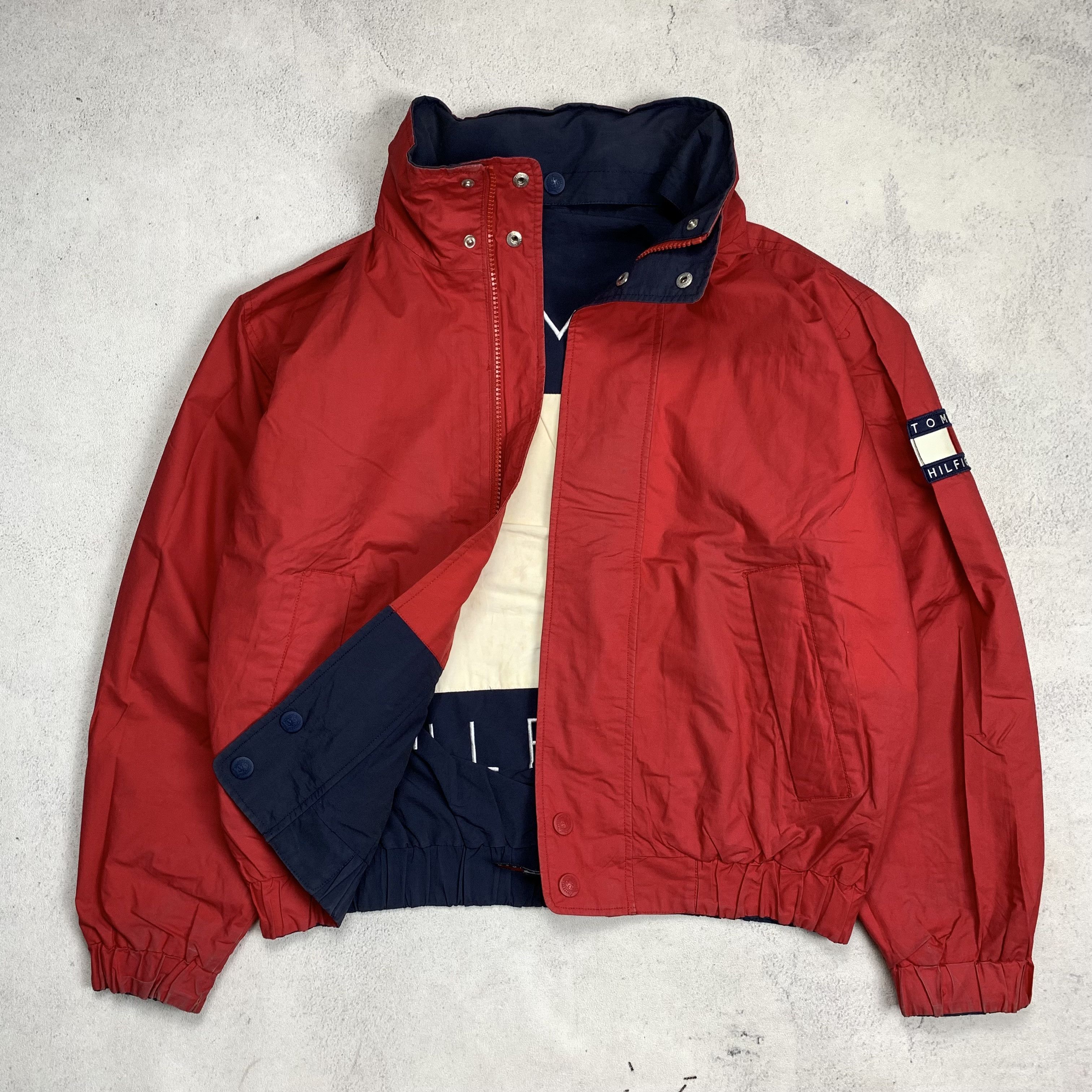 Tommy Hilfiger Vintage Reversible Tommy Hilfiger Big Flag Logo Jacket Size US M / EU 48-50 / 2 - 9 Thumbnail