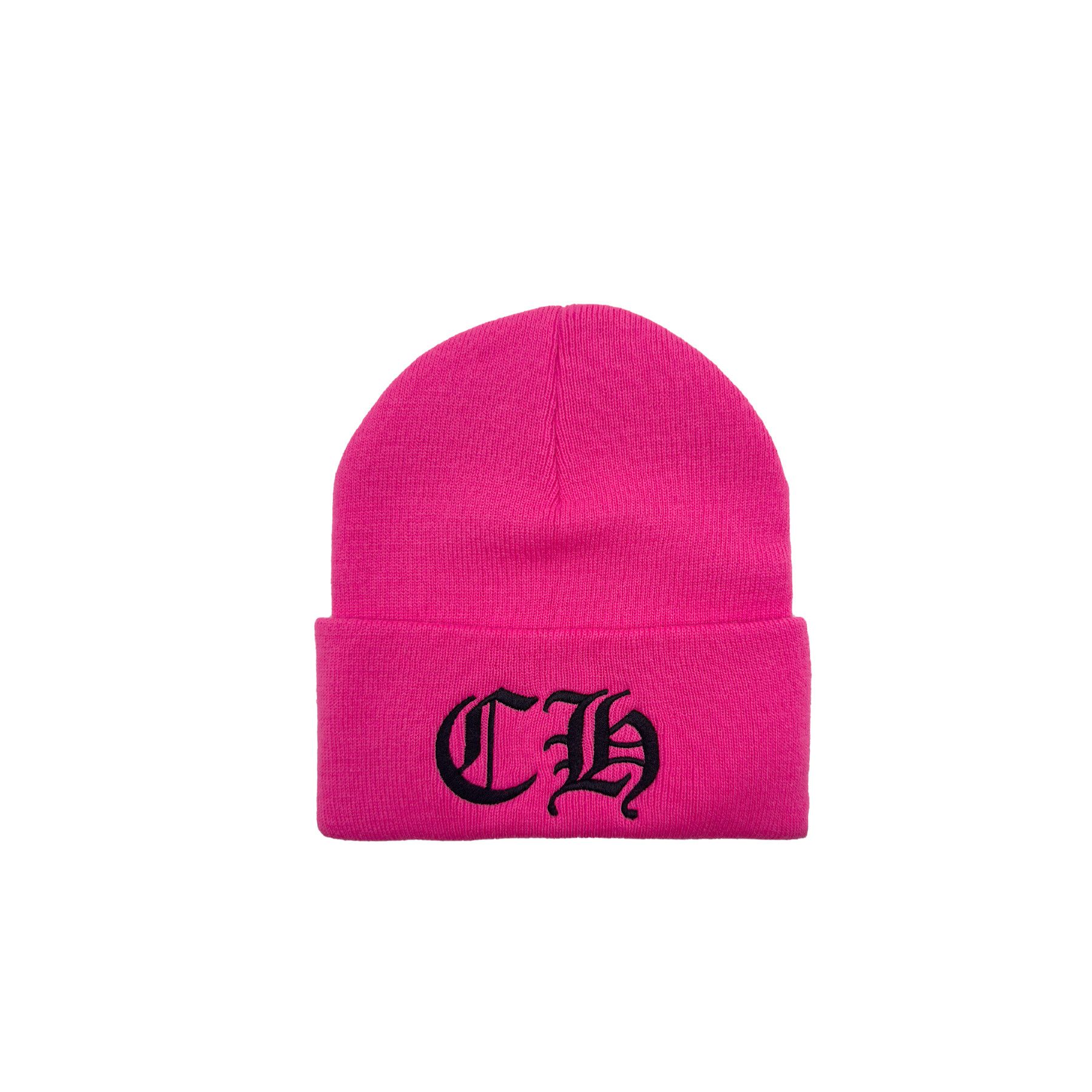 Chrome Hearts Chrome Hearts CH Logo Embroidered Pink Beanie Size ONE SIZE - 1 Thumbnail
