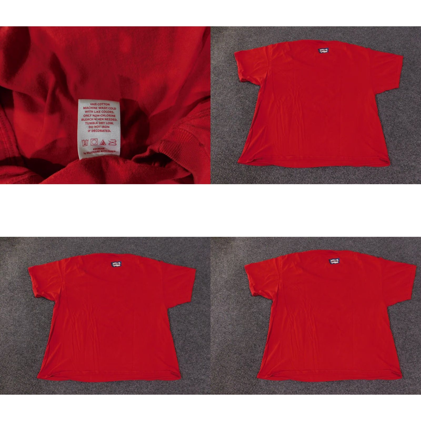 Billionaire Boys Club Billionaire Boys Club Icecream Shirt Mens 2XL Red Graphic Print Crew Neck Short Sleeve Cotton USA Size US XXL / EU 58 / 5 - 8 Thumbnail