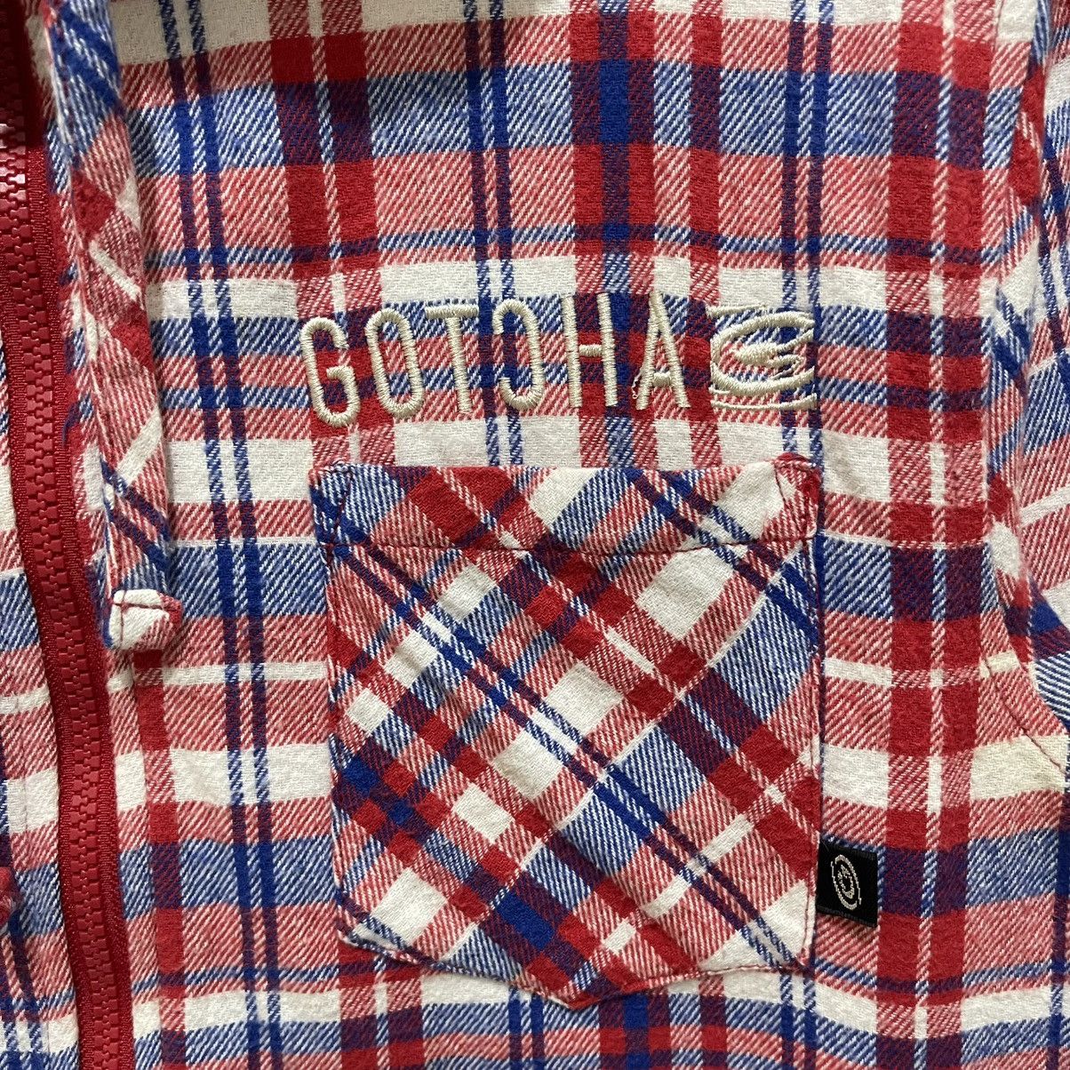 Gotcha × Vintage Vintage GOTCHA Surf Checked Hoodie Jacket Size US M / EU 48-50 / 2 - 14 Thumbnail