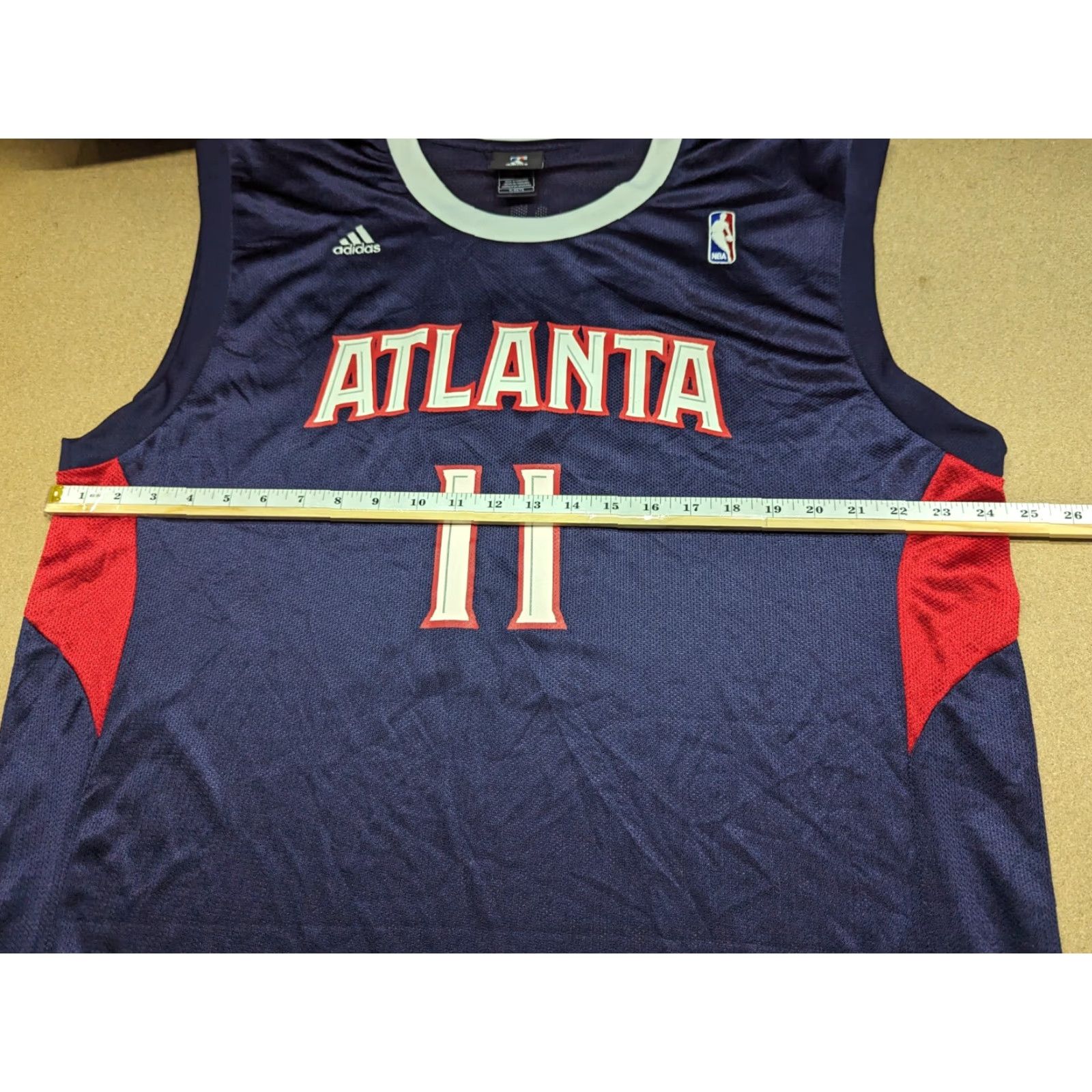 Adidas adidas Jamal Crawford Atlanta Hawks Mens Basketball Jersey XL Blue Swingman NBA Shirt Size US XL / EU 56 / 4 - 3 Thumbnail