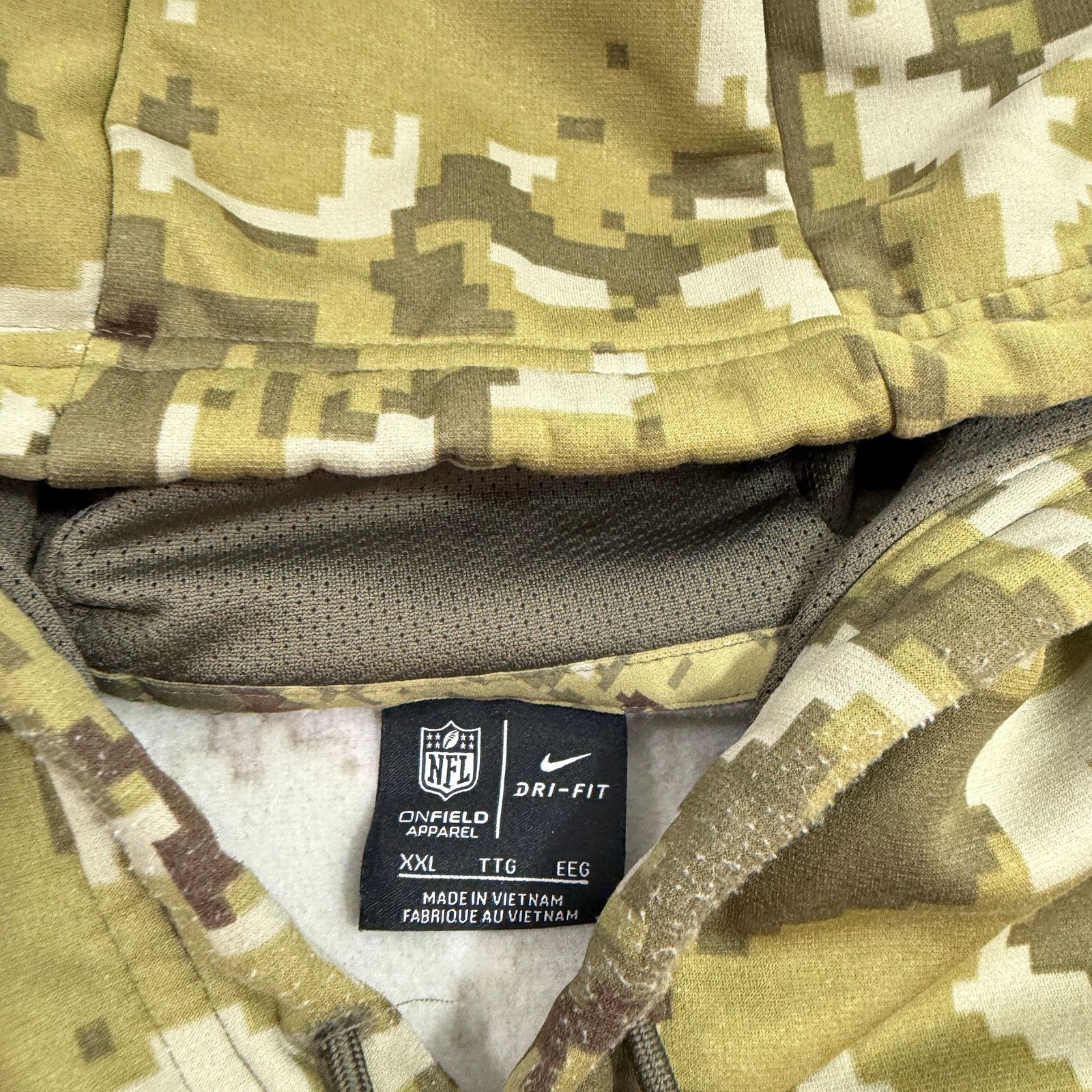 Nike Nike Seattle Seahawks Camo Salute to Service Hoodie 2XL Size US XXL / EU 58 / 5 - 5 Thumbnail