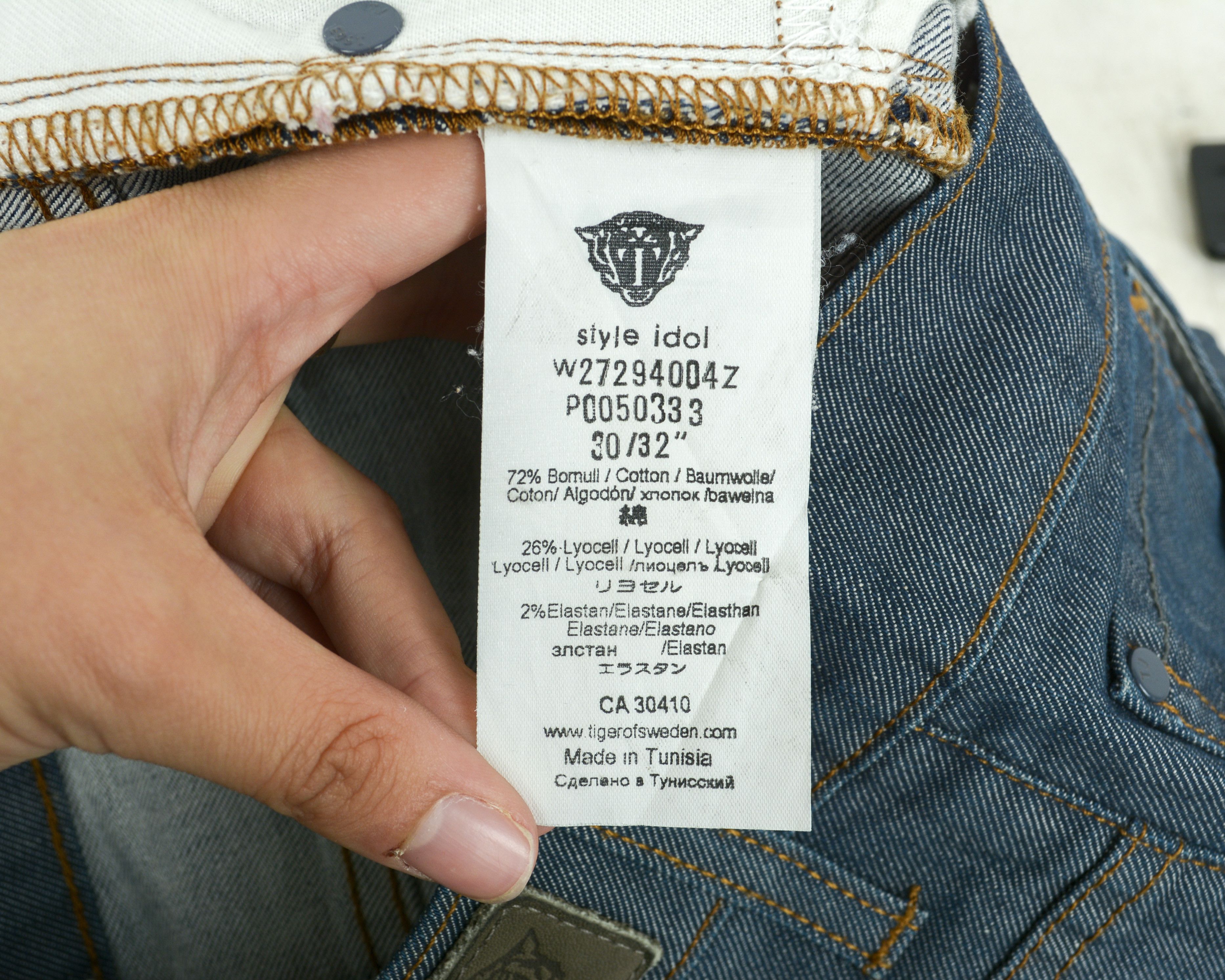 Tiger of Sweden Idol Clear W30 L32 Straight Jeans Denim Pants Trousers Zip Size US 30 / EU 46 - 9 Thumbnail