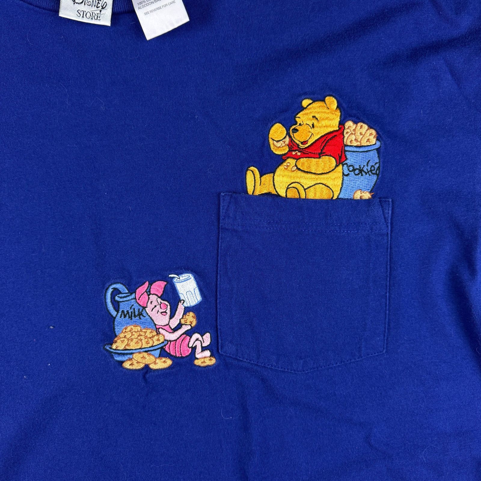 Disney Vintage Winnie The Pooh Long Sleeve Shirt With Pocket XL Size US XL / EU 56 / 4 - 2 Thumbnail