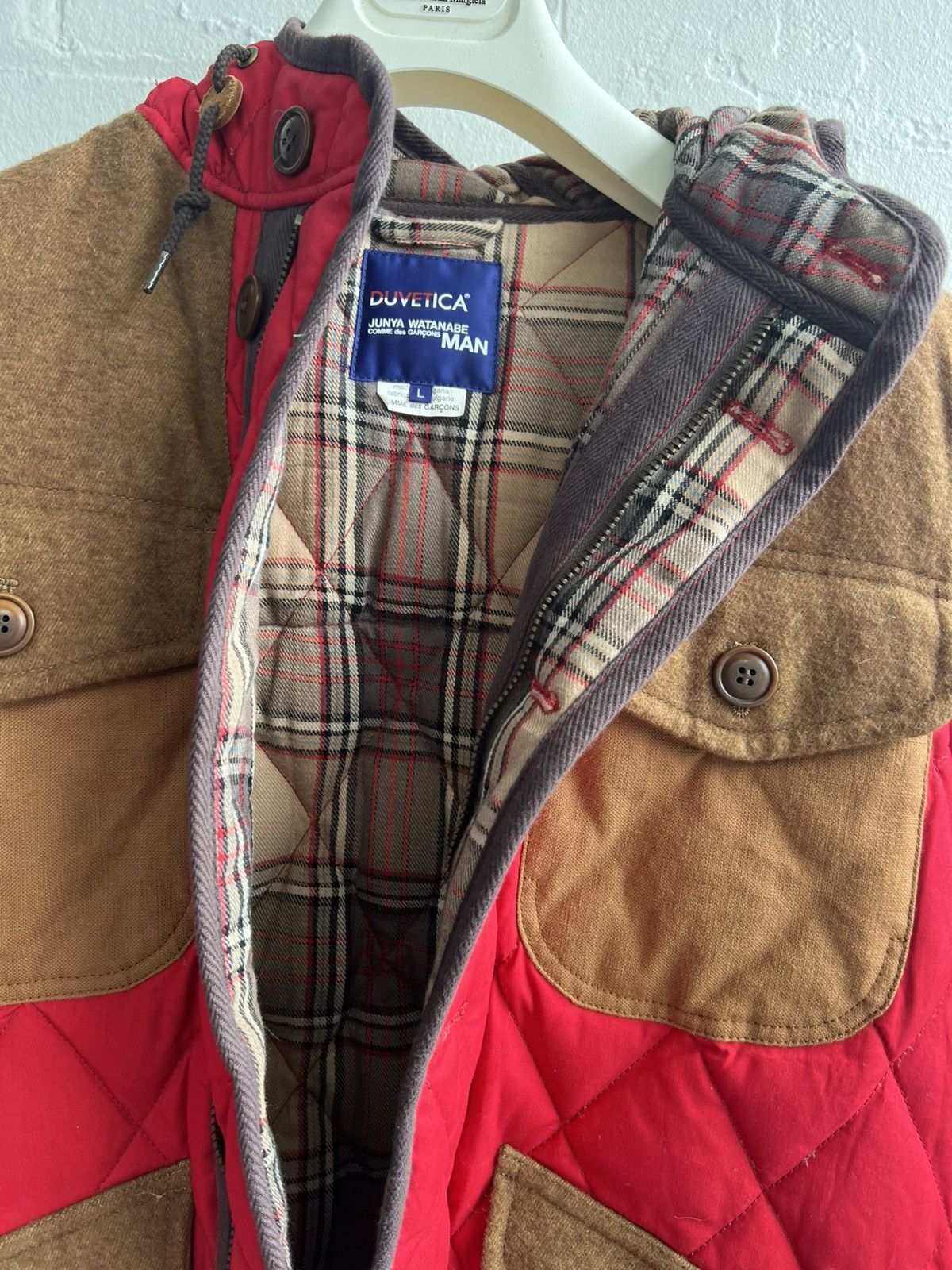 Duvetica × Junya Watanabe Junya watanane quilted warm hooded jacket Size US L / EU 52-54 / 3 - 3 Thumbnail
