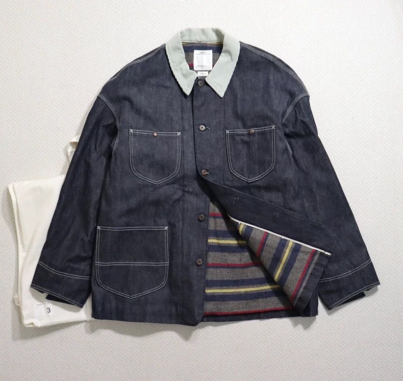 Visvim visvim 22aw Jumbo Coverall Unwashed jacket 2502-Nextarrow Size US L / EU 52-54 / 3 - 1 Thumbnail