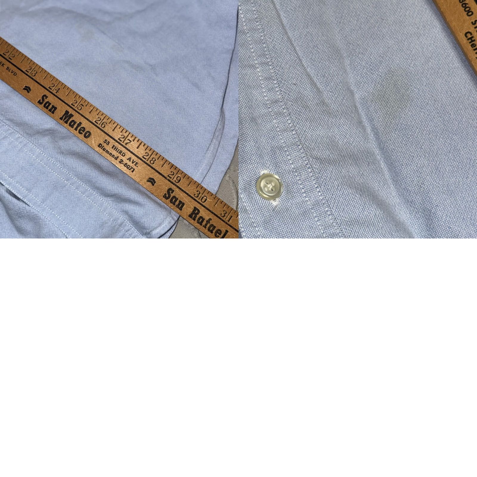 Armani Exchange Armani Exchange Shirt Mens XL Light Blue Button-Down Oxford Long Sleeve Pocket Size US XL / EU 56 / 4 - 8 Thumbnail