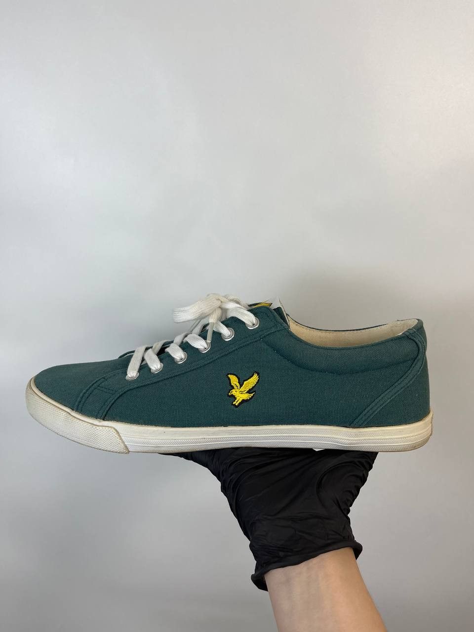 Lyle & Scott Lyle & Scott Green Canvas Sneakers Shoes Size 44 Size US 11 / EU 44 - 5 Thumbnail