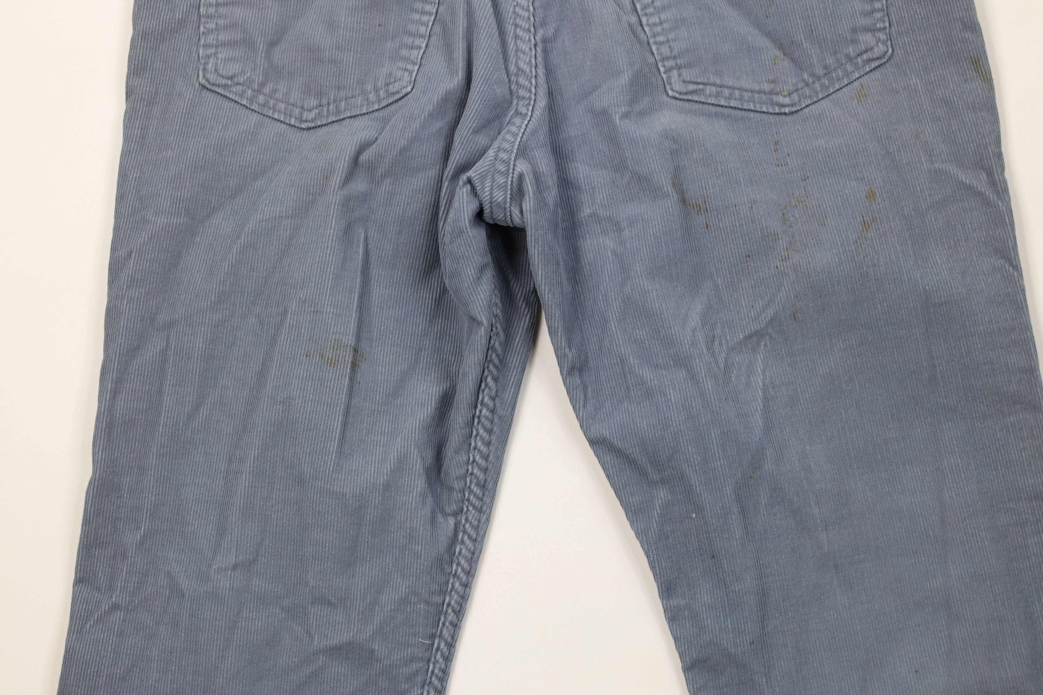 Levi's Vintage 70s Levis 501 Original Fit Corduroy Pants Blue USA Size US 34 / EU 50 - 12 Thumbnail