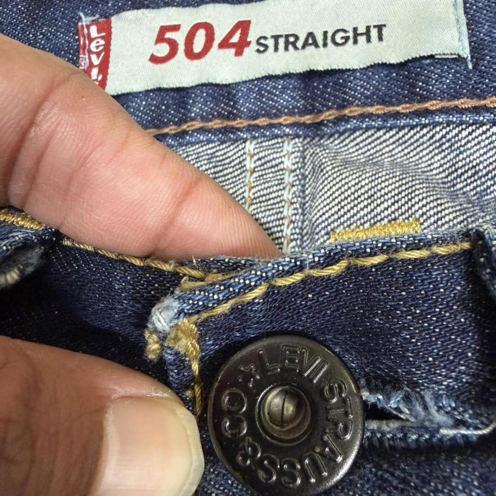 Levi's Levi's 504 straight fit denim jeans Size US 32 / EU 48 - 6 Thumbnail