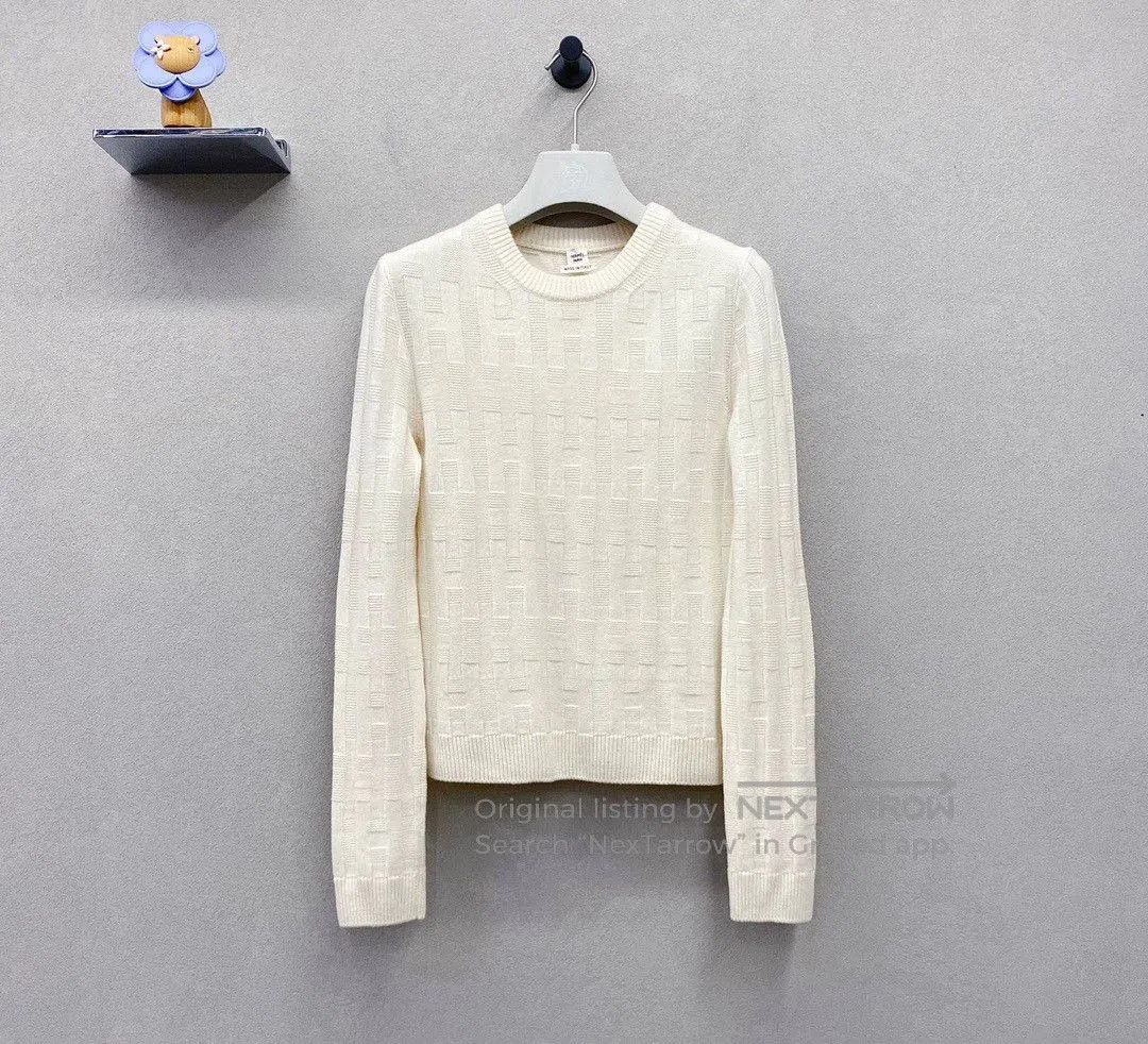 Hermes Hermes Beige Knit Sweater Size 36. Size US S / EU 44-46 / 1 - 2 Thumbnail