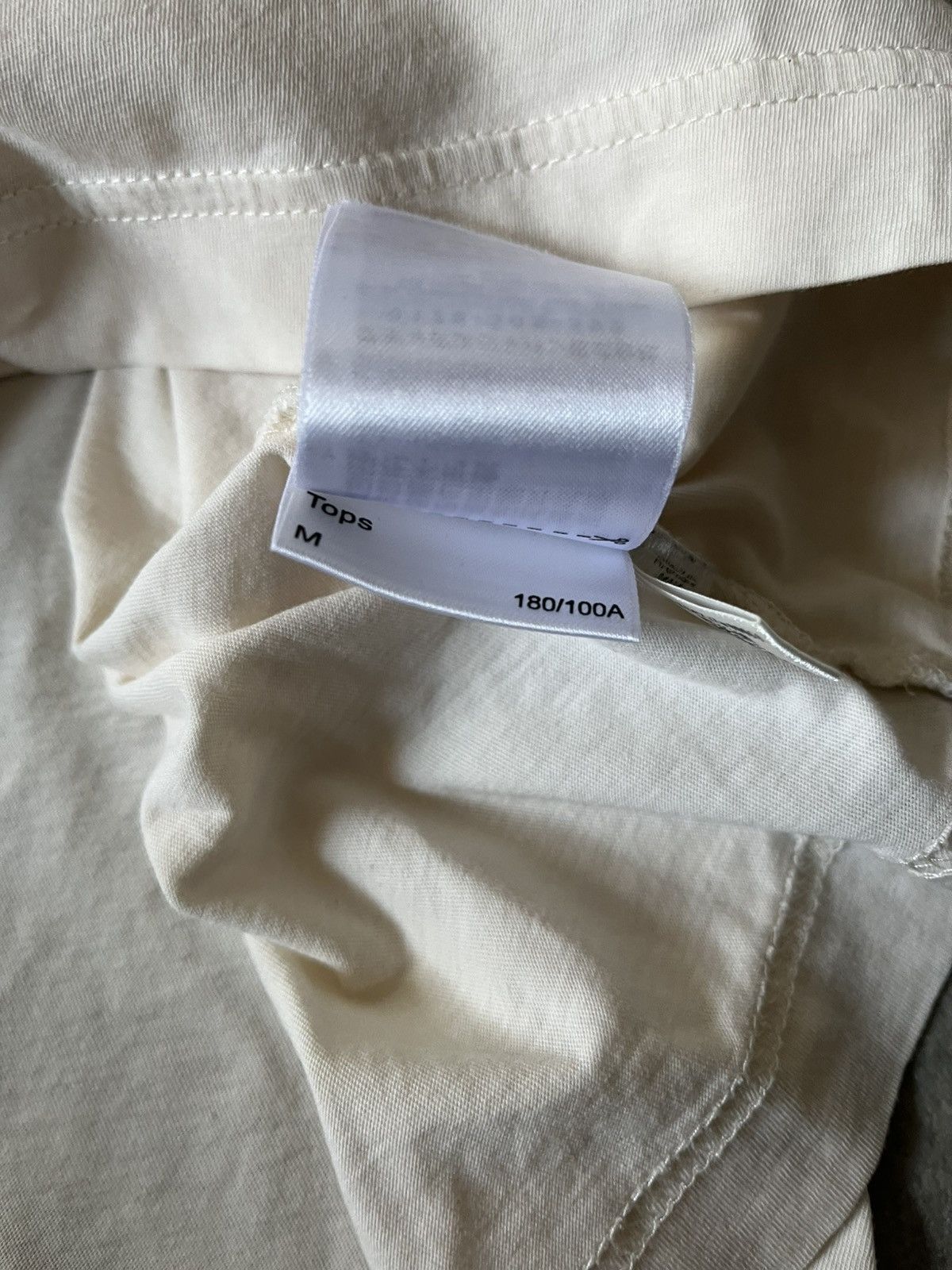 Adidas × Y-3 × Yohji Yamamoto Y-3 Yohji Yamamoto Adidas embroidered logo T-shirt beige Size US M / EU 48-50 / 2 - 13 Thumbnail