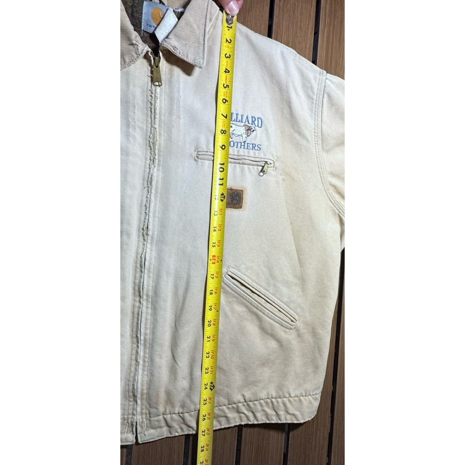 Carhartt Vintage 90s Carhartt Detroit Jacket Mens XL Blanket Lined Size US XL / EU 56 / 4 - 14 Thumbnail