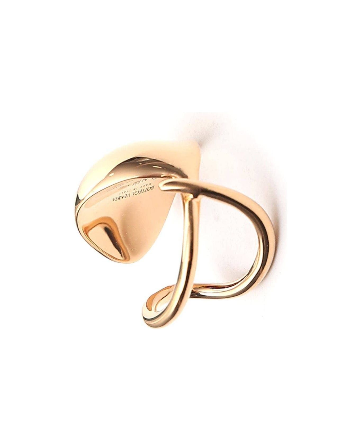 Bottega Veneta o1n1vont0425 Size: 17 / Raise Ring in Gold Size ONE SIZE - 2 Thumbnail