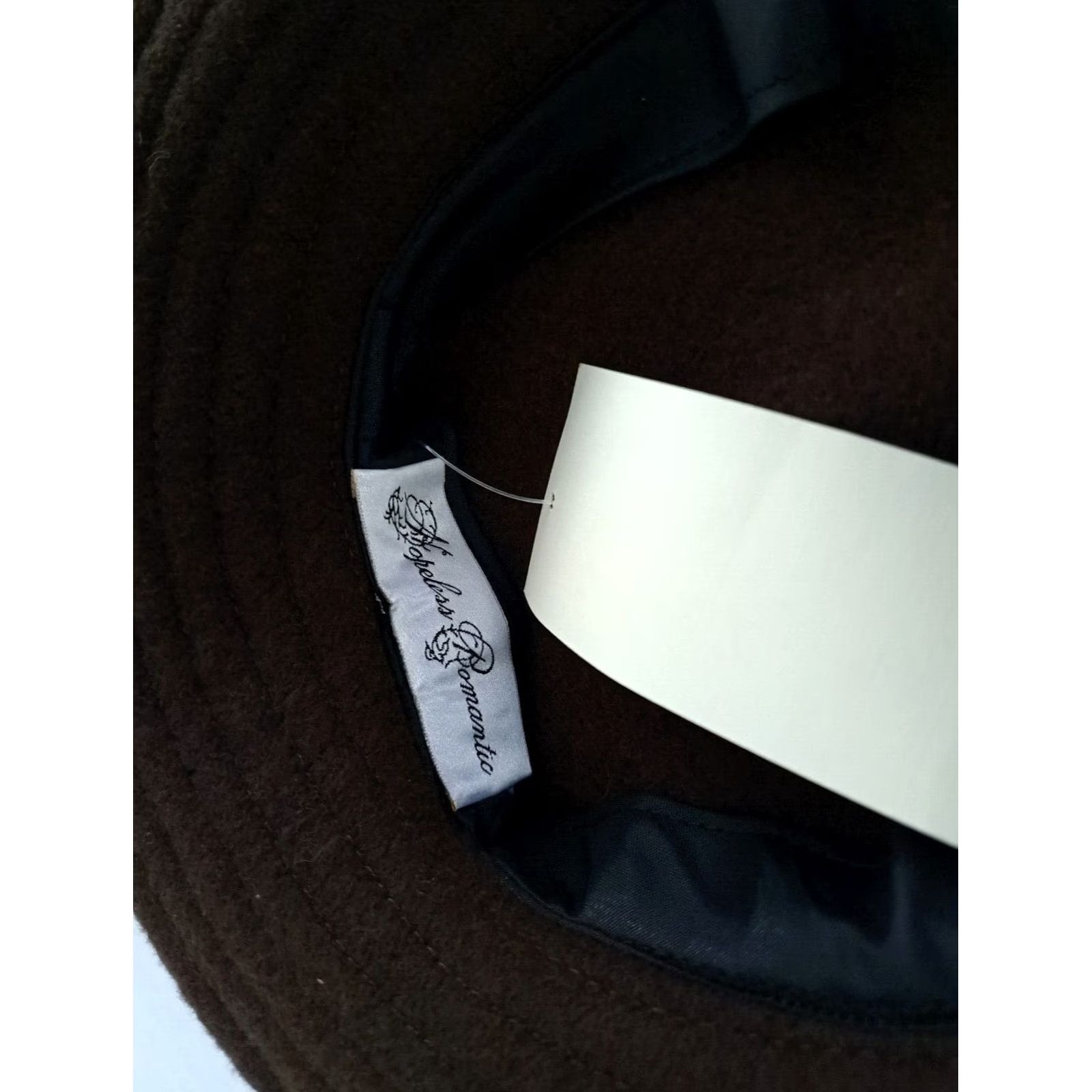 Vintage Toucan Beret Hat Women's Adjustable Brown NWT Hopeless Romantic Sm-Med Size ONE SIZE - 6 Thumbnail