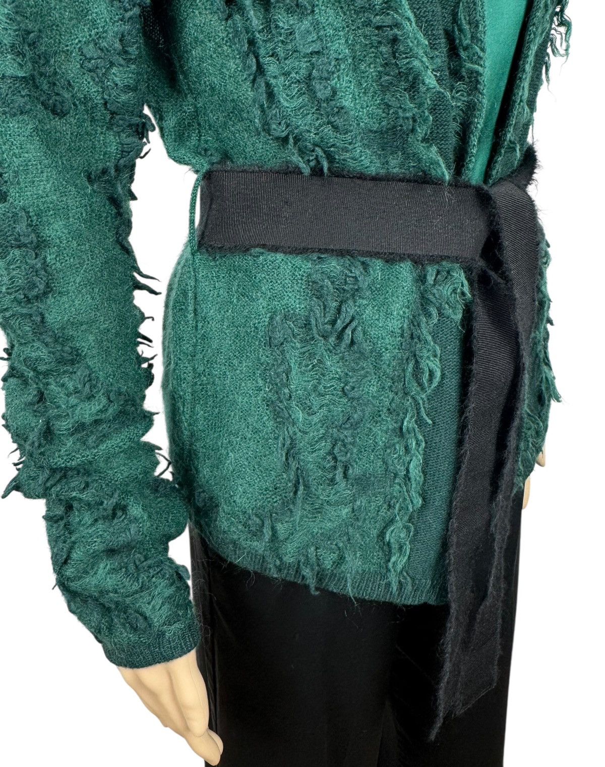 Iceberg Iceberg Lana Wool Mohair Cardigan Belted Embroidery size M Size M / US 6-8 / IT 42-44 - 4 Thumbnail