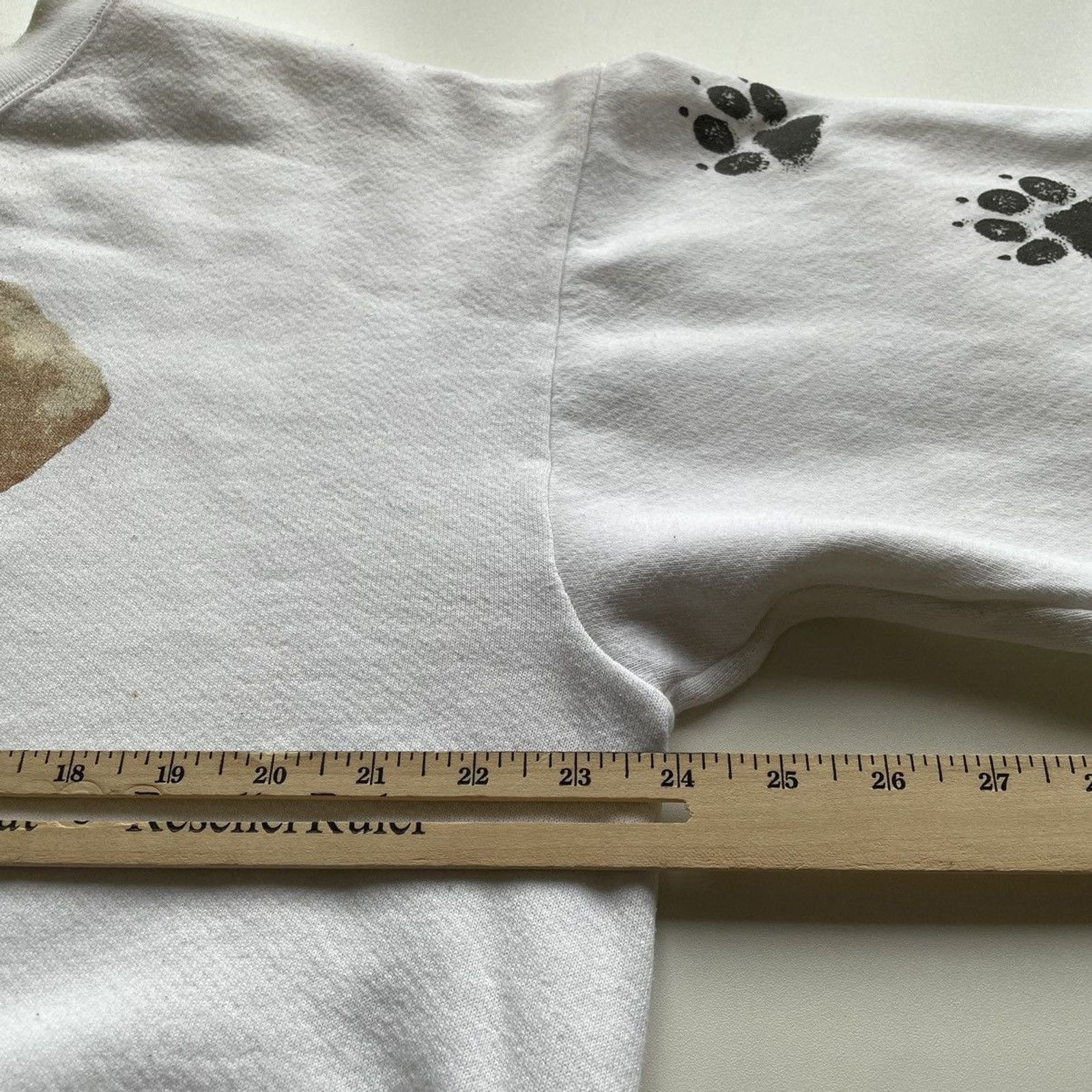 Hanes Vintage 90s Retriever Dog Animal Art Crewneck XL White Rare Size US XL / EU 56 / 4 - 4 Thumbnail