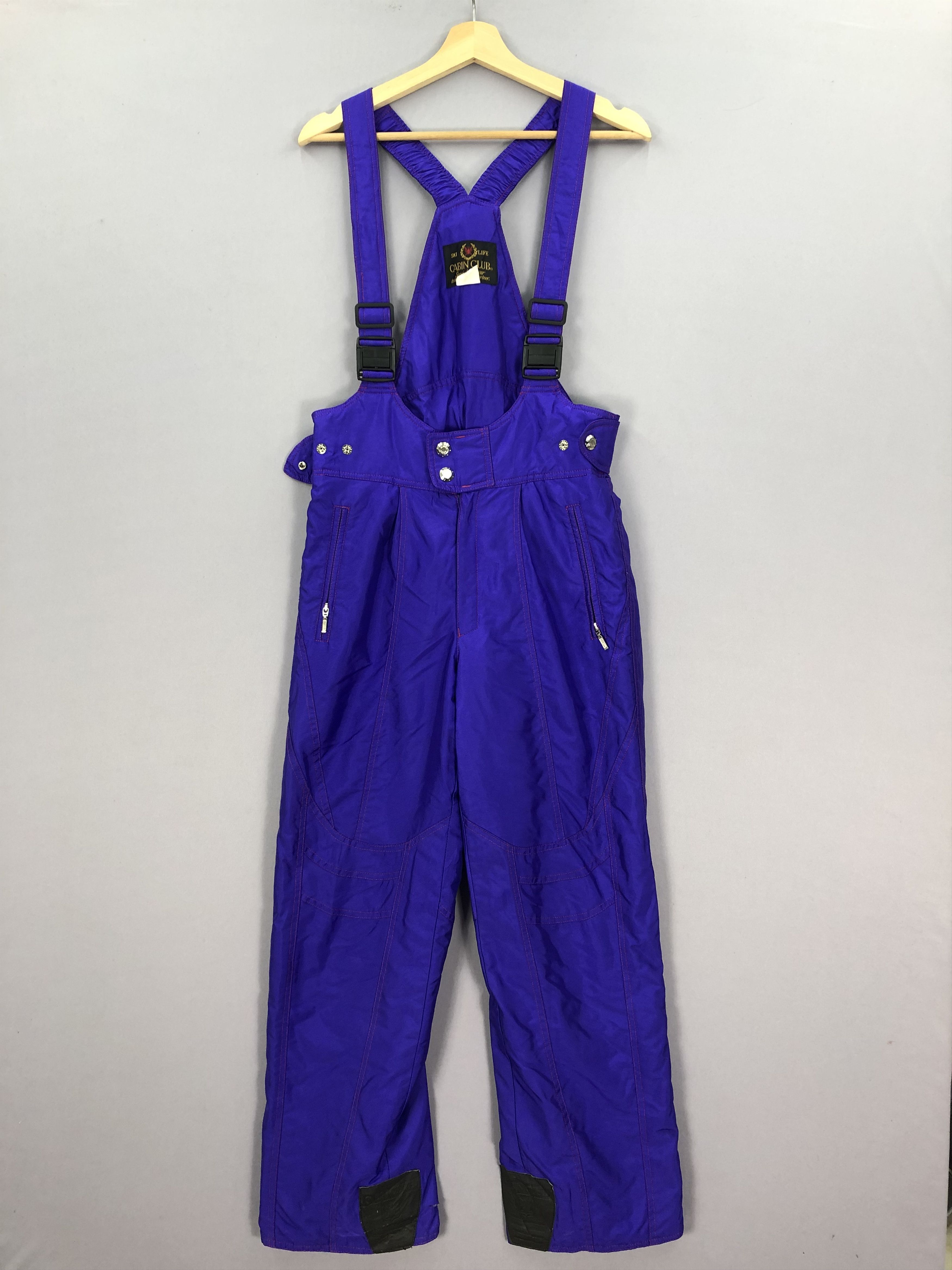 Vintage Vintage 90s Cabin Club Ski Overalls Snowboards Ski Wear Pant Size US 30 / EU 46 - 1 Thumbnail