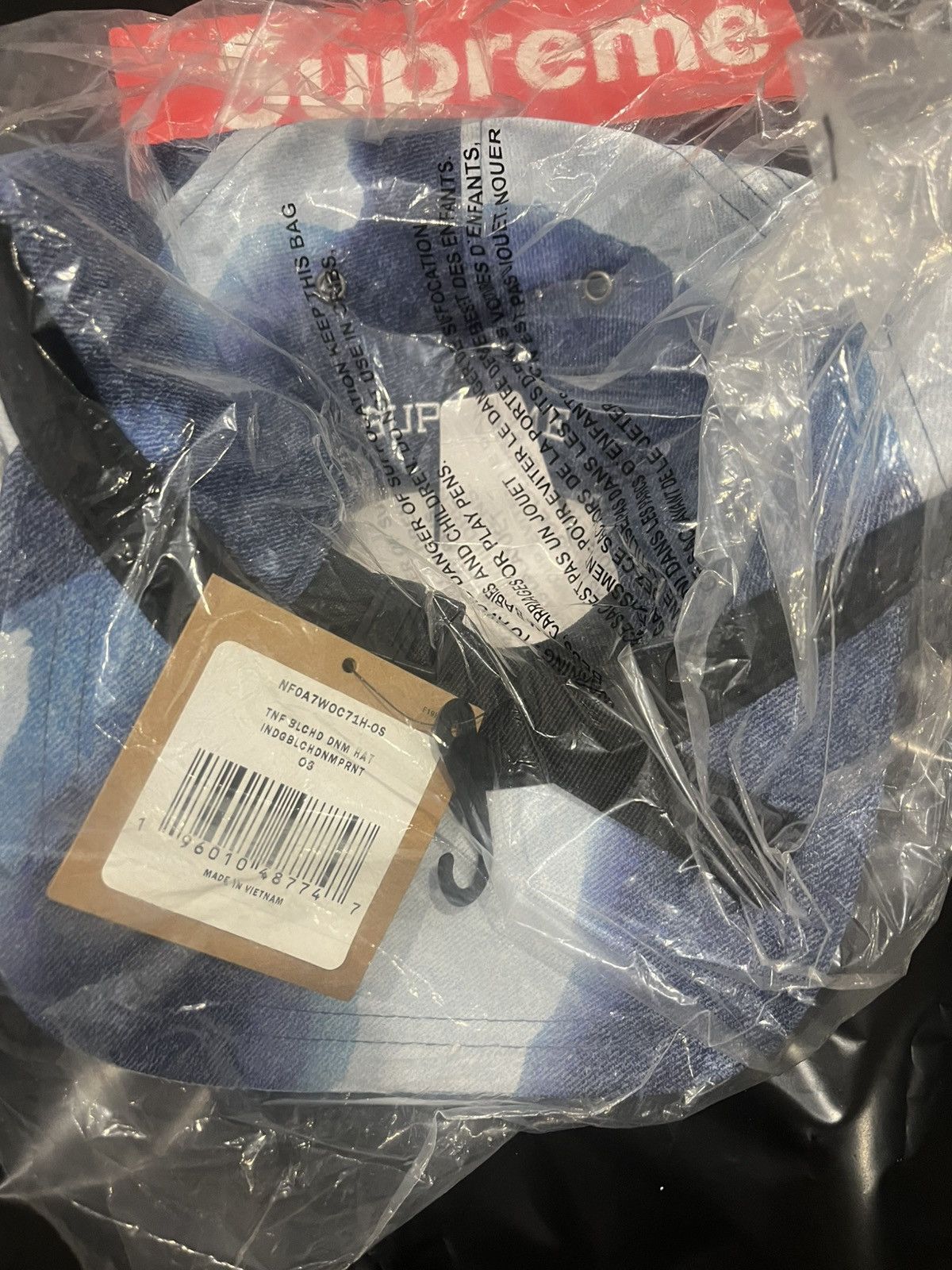 Supreme FW21 Supreme TheNorthFace Indigo Bleached Denim Camp Cap Size ONE SIZE - 2 Thumbnail