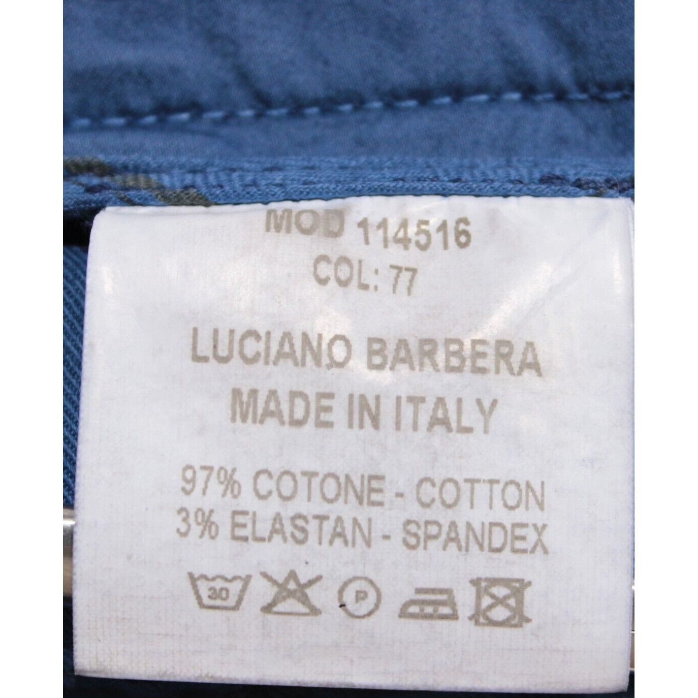 Luciano Barbera Luciano Barbera New with tags Chino Size 30 US In Blue Size US 30 / EU 46 - 6 Thumbnail