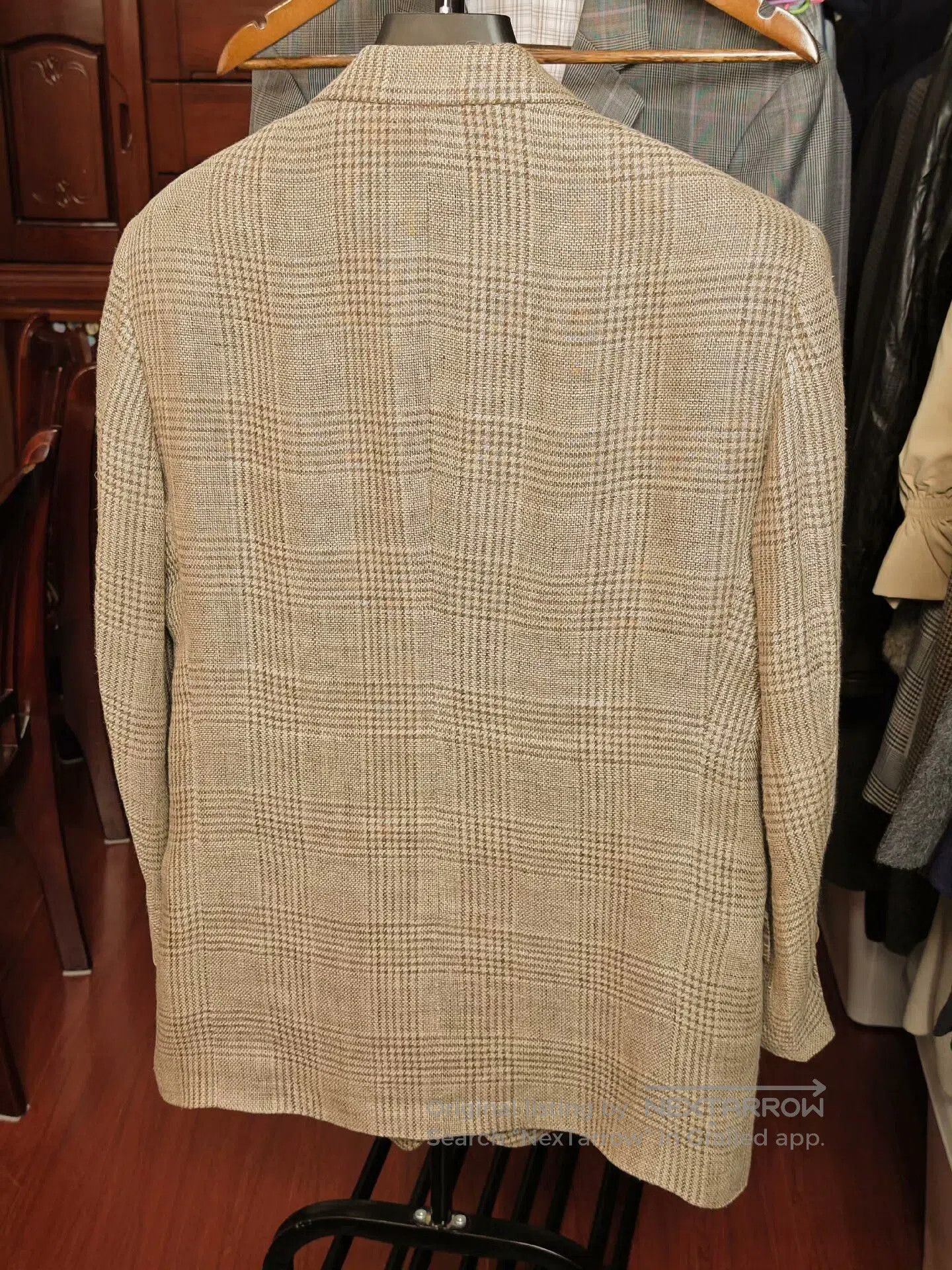 Valentino Vintage Valentino Linen Check Suit. Size US M / EU 48-50 / 2 - 6 Thumbnail
