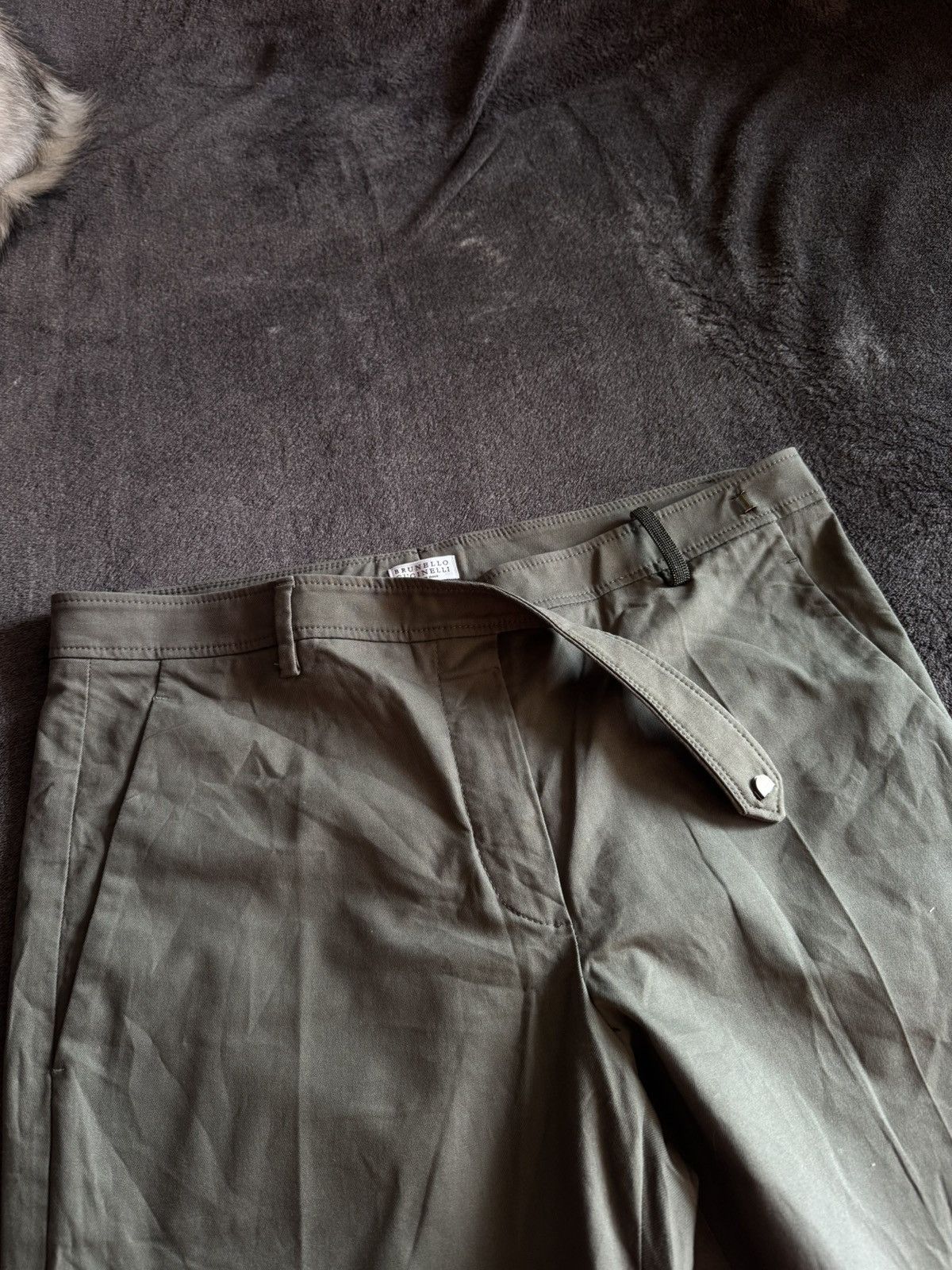 Brunello Cucinelli Brunello Cucinelli luxury woman's belt pants Size 32" / US 10 / IT 46 - 5 Thumbnail