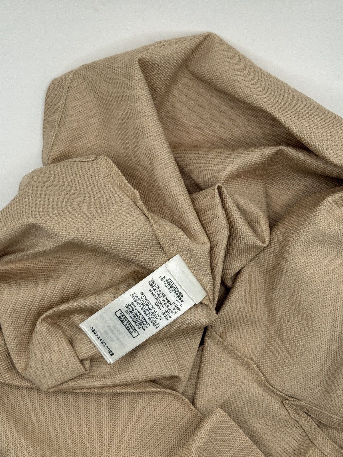 Burberry Burberry Polo Tee Shirt Soft Fawn M Size US M / EU 48-50 / 2 - 6 Thumbnail