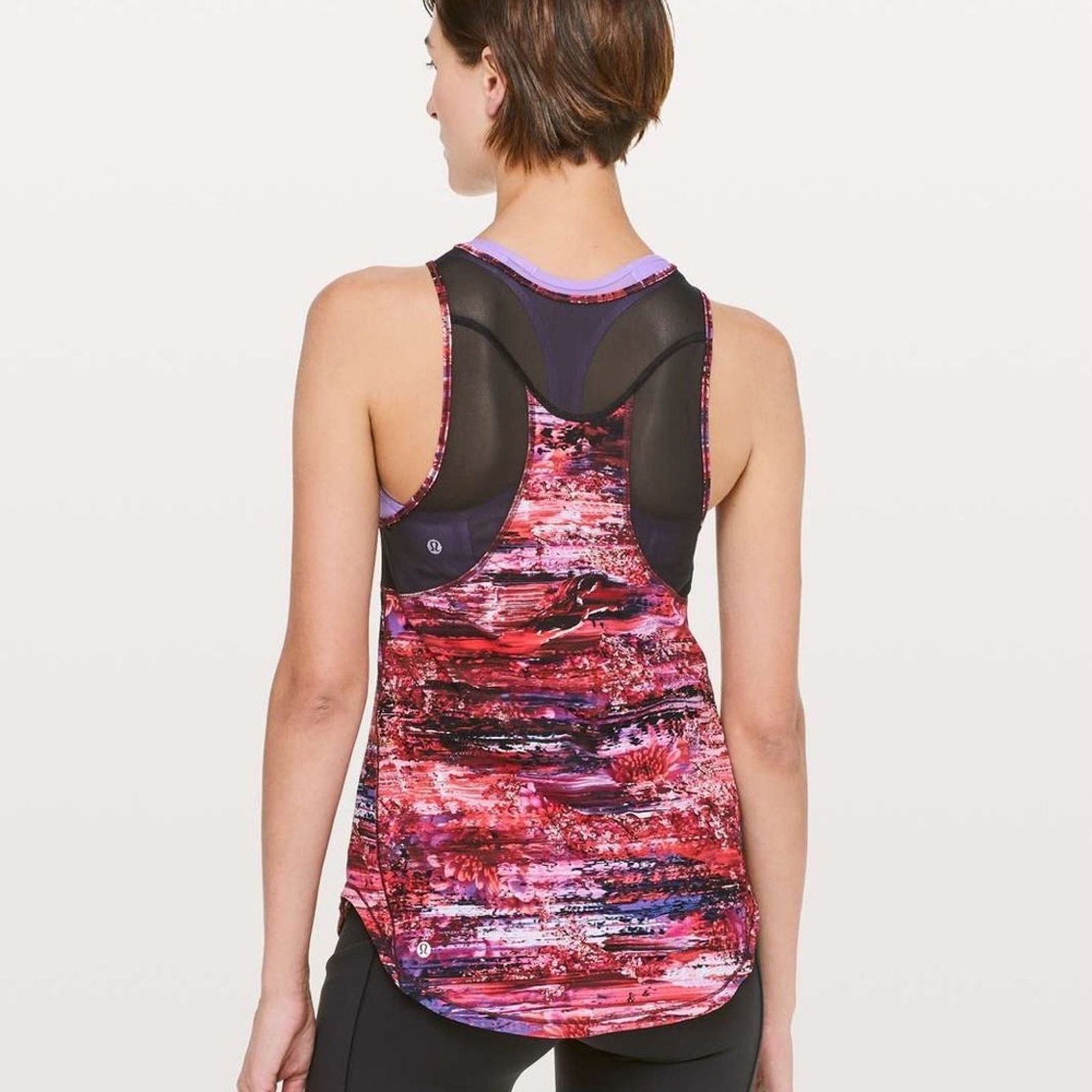 Lululemon Lululemon Sculpt Tank II in Dahliascape Multi / Black size 4 Size S / US 4 / IT 40 - 1 Thumbnail