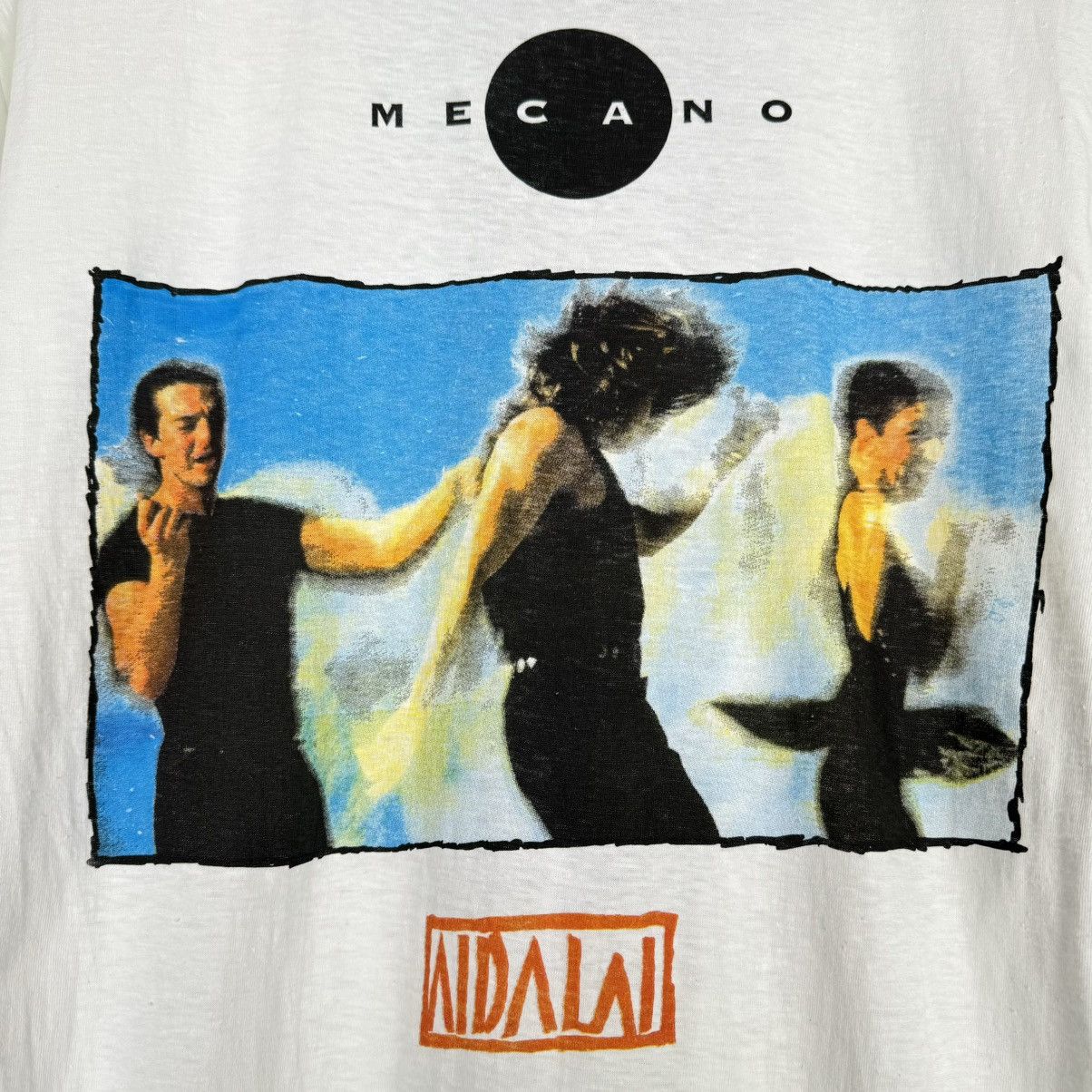 Band Tees Vintage 1991 Mecano Aidalai Tour T Shirt Size US M / EU 48-50 / 2 - 4 Thumbnail