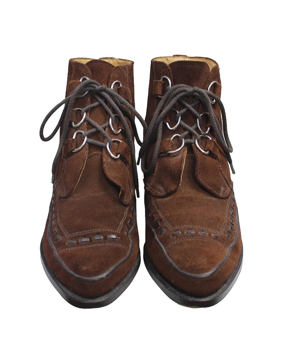 George Cox × Vintage 2000S CAUSE SHOES BLUE LABEL BY GEOGRE COX D RING CHUKKA Size US 7 / EU 40 - 4 Thumbnail
