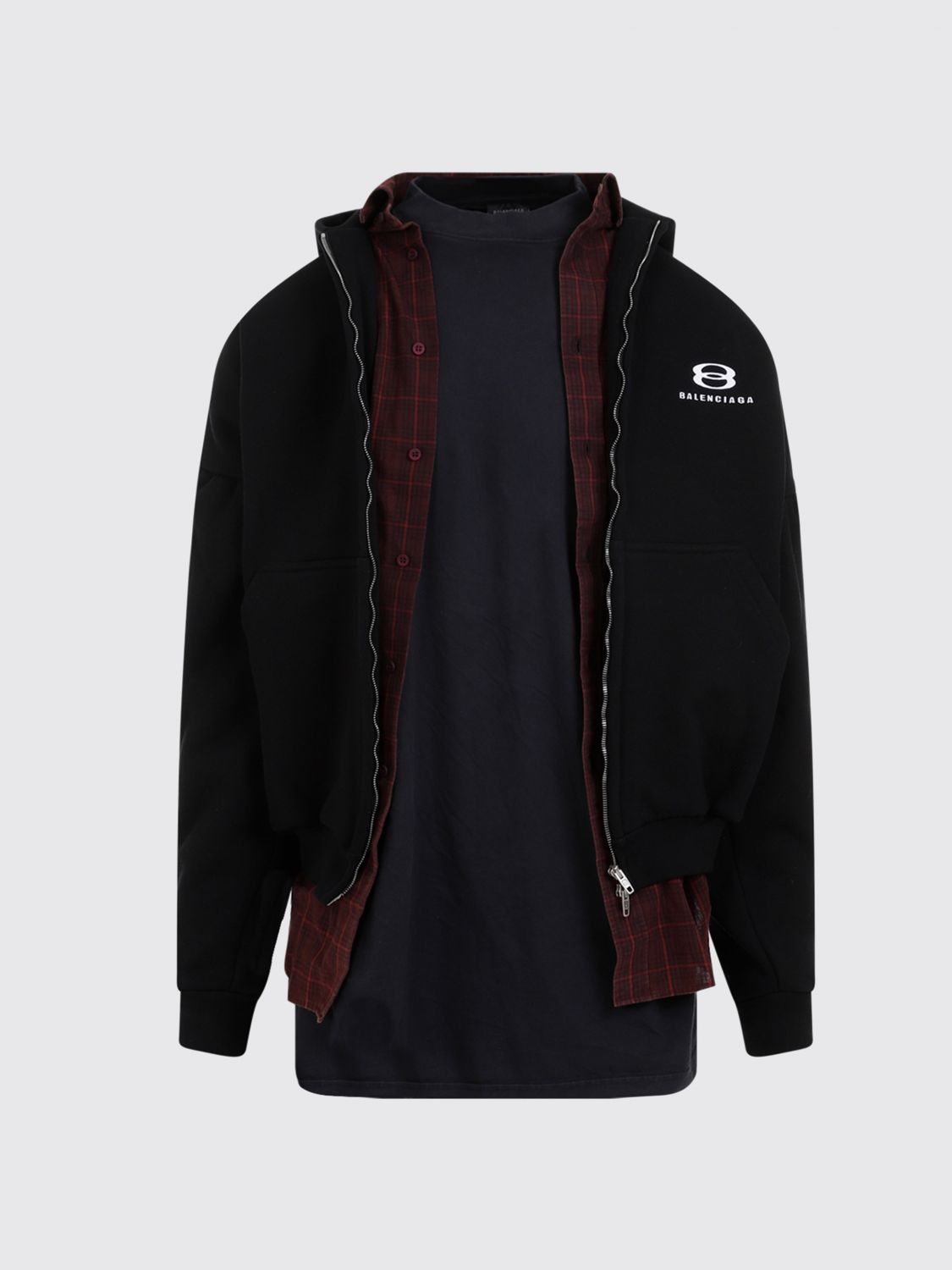 image of Balenciaga Sweatshirt Men Black (Size Medium)