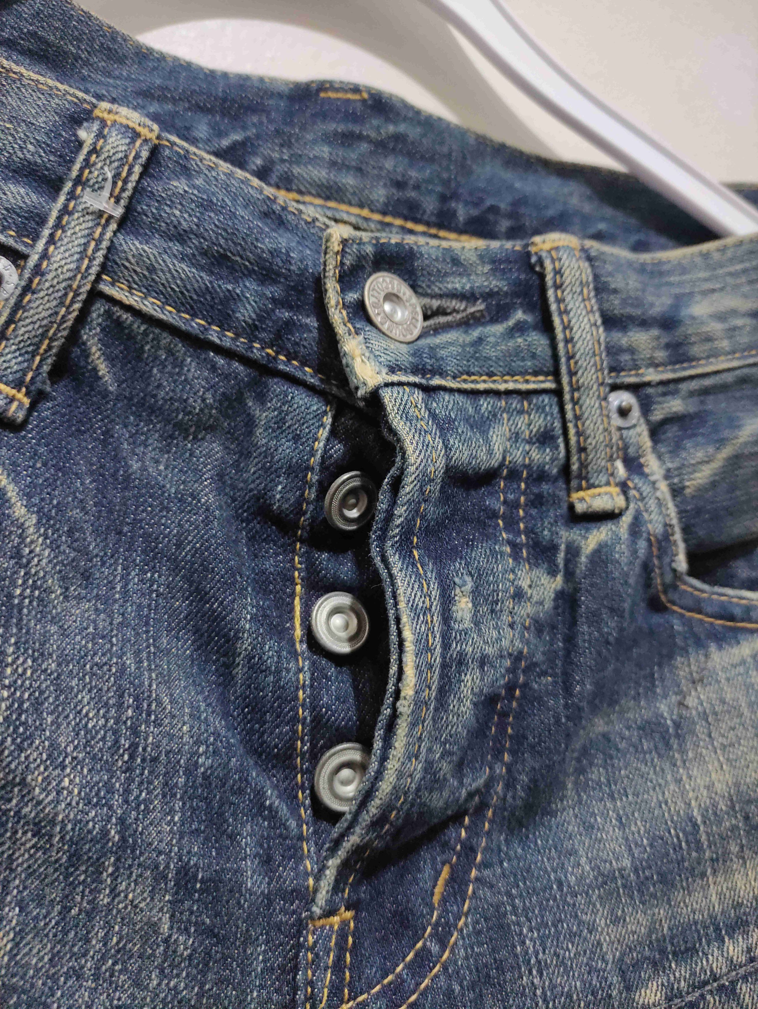 Spellbound Japanese Archive SPELLBOUND distressed grunge denim Size US 29 - 17 Thumbnail