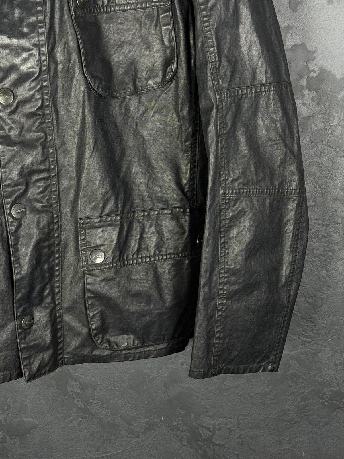 Barbour Barbour International Triumph Jacket Mens Waxed Cotton Size US L / EU 52-54 / 3 - 6 Thumbnail
