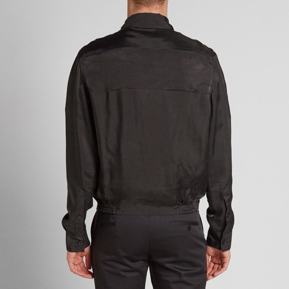 Acne Studios 48/M - Lightweight Zip Jacket - Silky Black Size US M / EU 48-50 / 2 - 6 Thumbnail