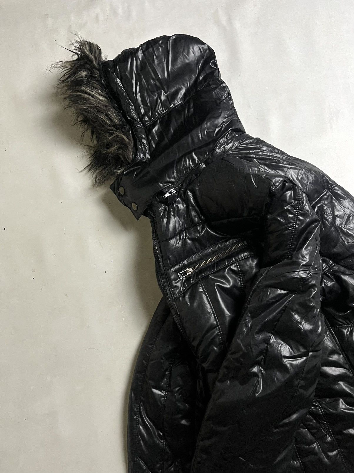 If Six Was Nine 2000s ‘ Spinash Fur Faux Jacket Black / Vkei /Lgb style Size US M / EU 48-50 / 2 - 9 Thumbnail