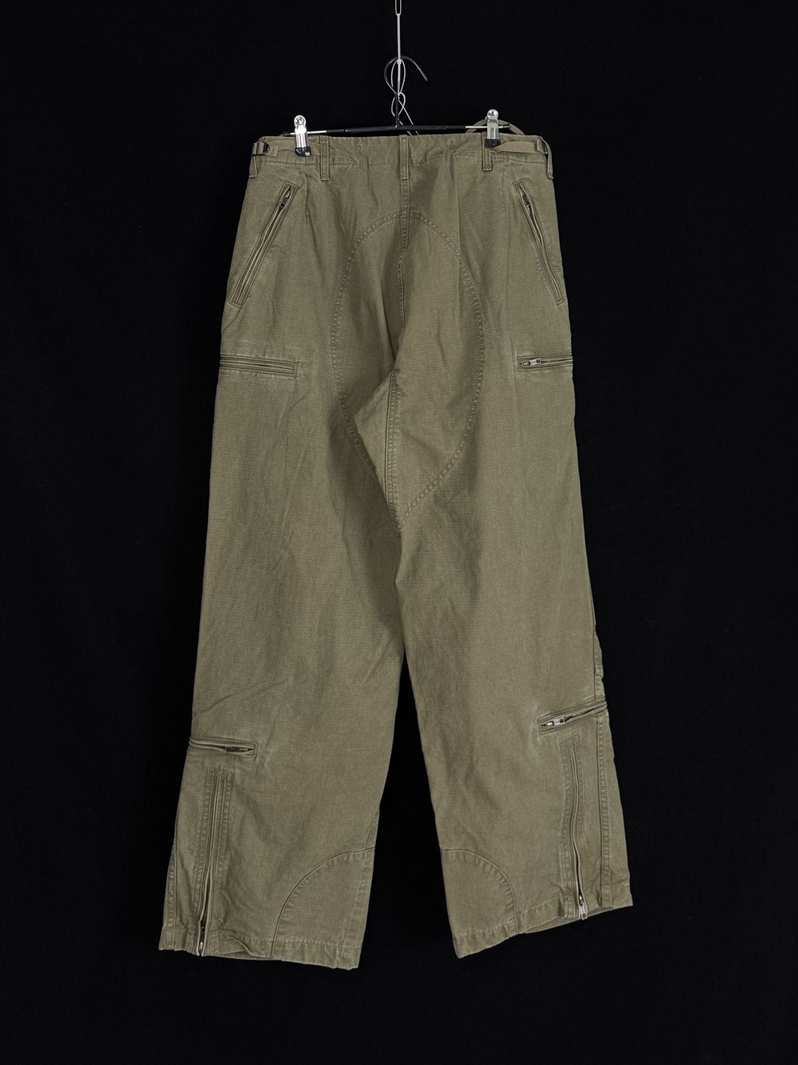 R13 UNWORN* R13 Khaki Flight Cargo Pants Size US 31 - 6 Thumbnail