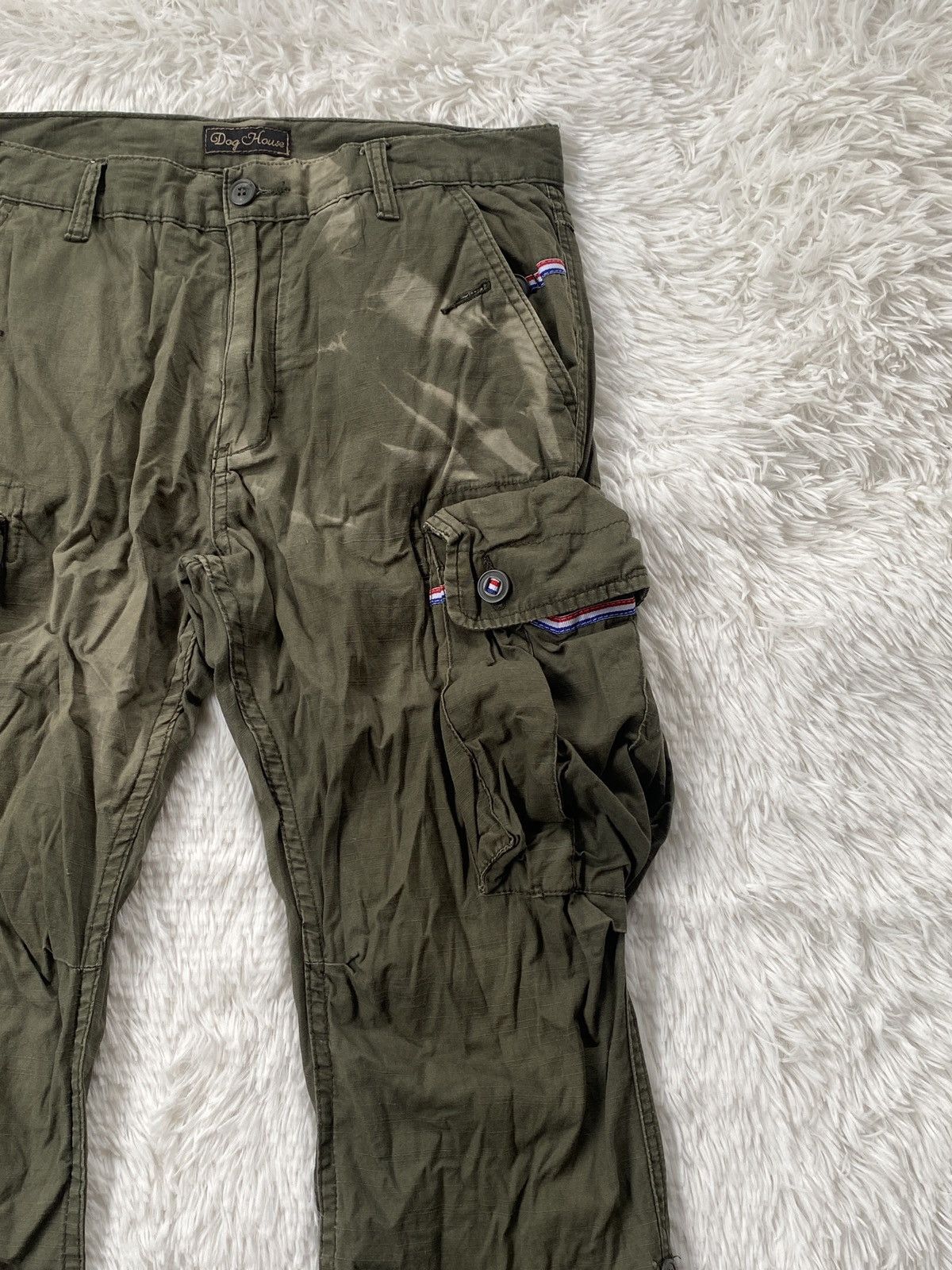 Japanese Brand × Vintage 🔥Vintage Japan Dog House Cargo Pant Sunfaded Size US 33 - 3 Thumbnail
