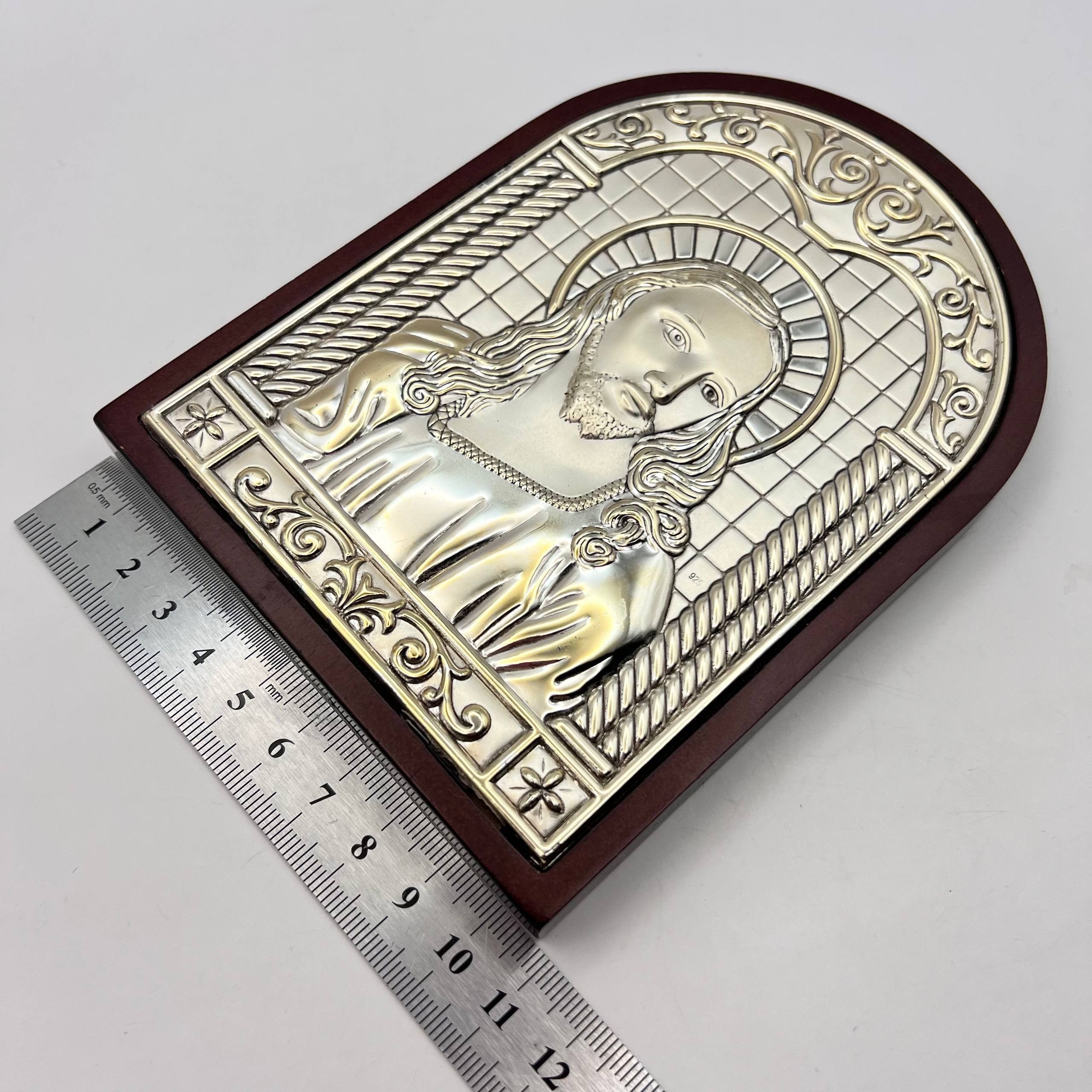 Vintage Vintage Jesus Christ Icon Silver 925 Decor Size ONE SIZE - 4 Thumbnail