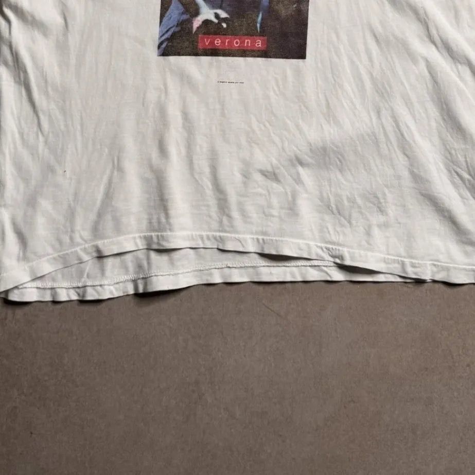 The Unbranded Brand Vintage SIMPLE MINDS White T-shirt - S Size US S / EU 44-46 / 1 - 7 Thumbnail